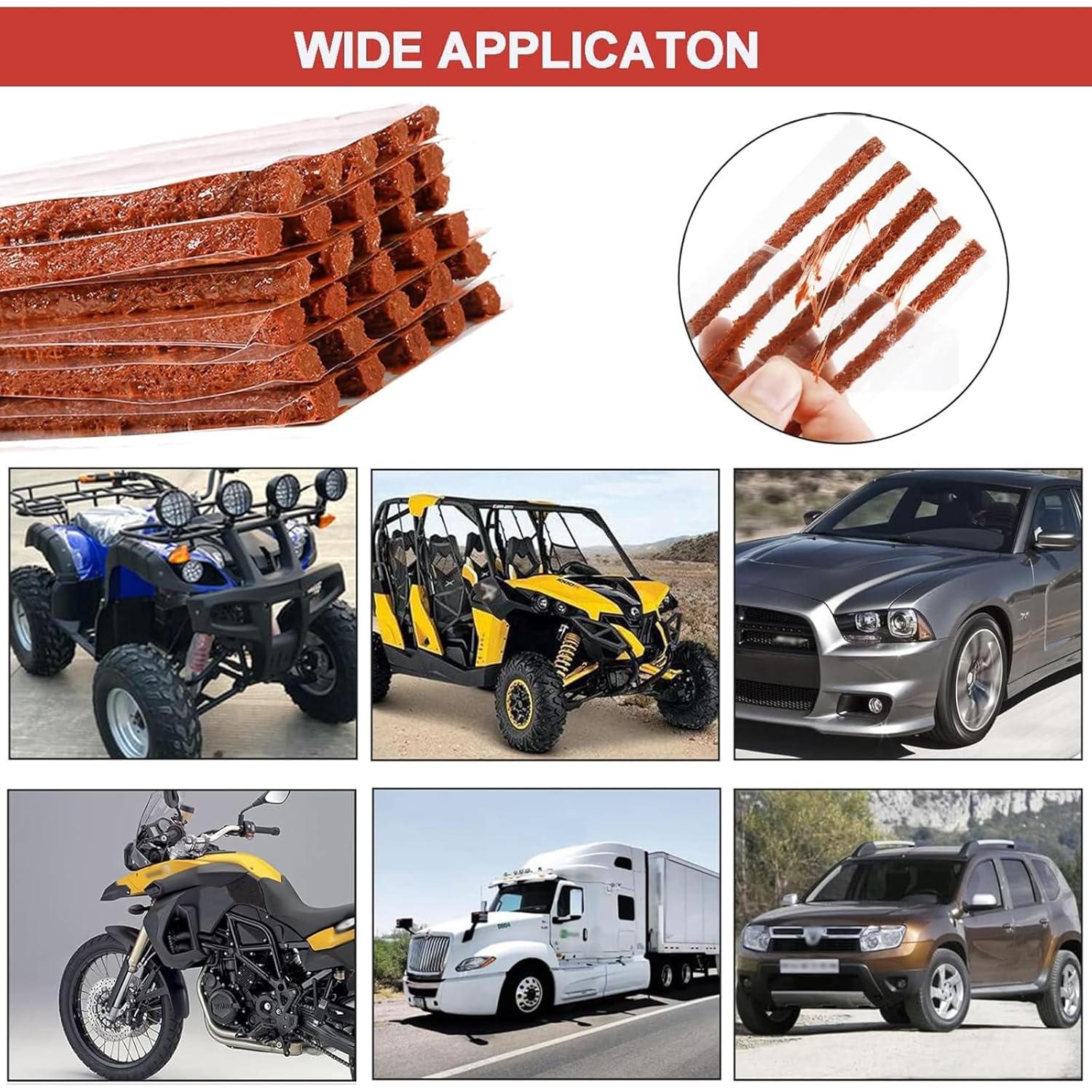 100 Tapones de Reparación de Neumáticos PUIBERS TP02-100