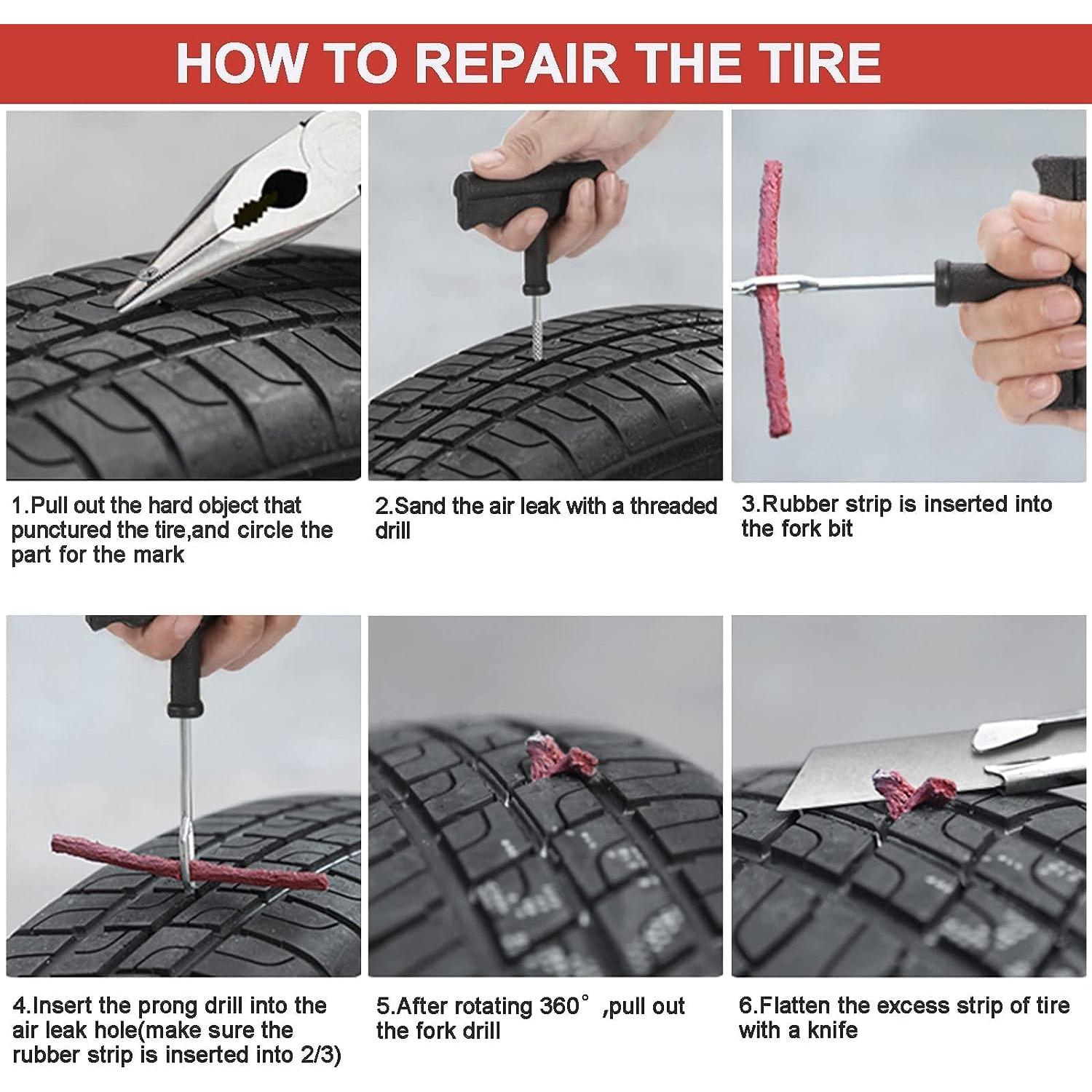 100 Tapones de Reparación de Neumáticos PUIBERS TP02-100