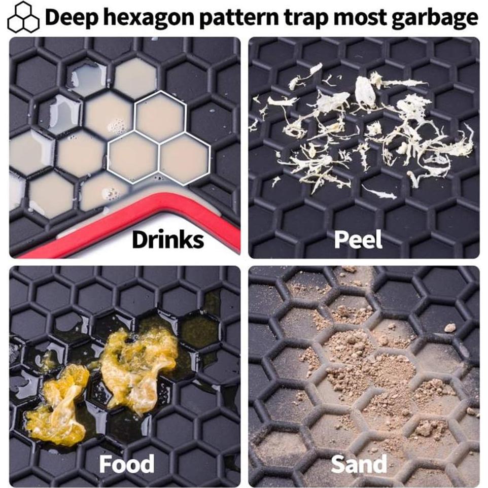 Alfombrillas de Piso Megiteller para Nissan Maxima 2016-2024 y Altima 2014-2015, Goma Lavable