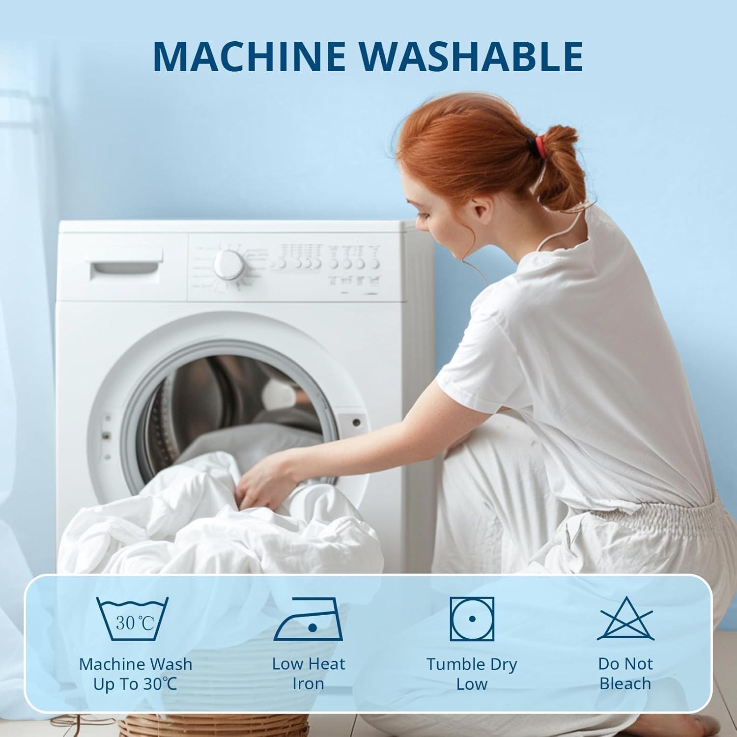 Almohadilla de Colchón Individual YUGYVOB 600G Suave y Transpirable