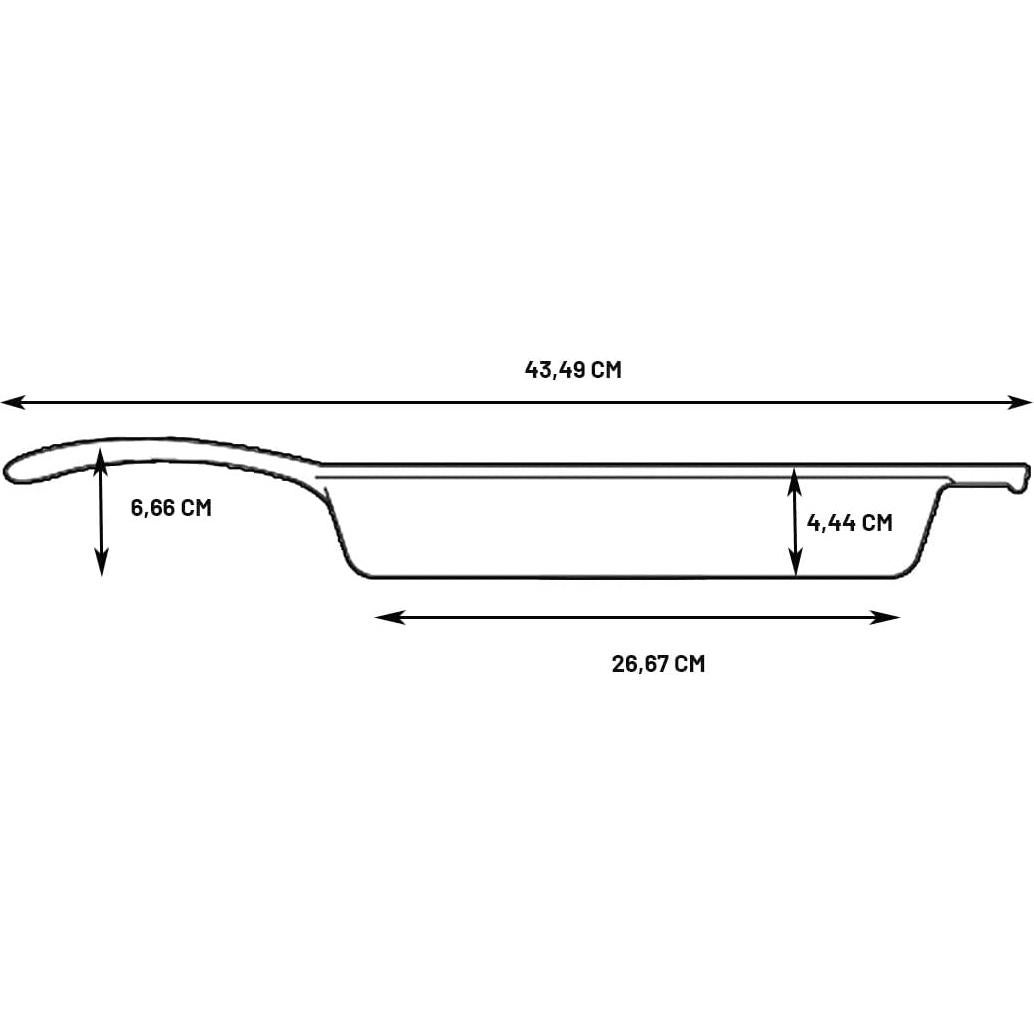 Sartén de Parrilla Lodge Hierro Fundido 26.67 cm Cuadrada