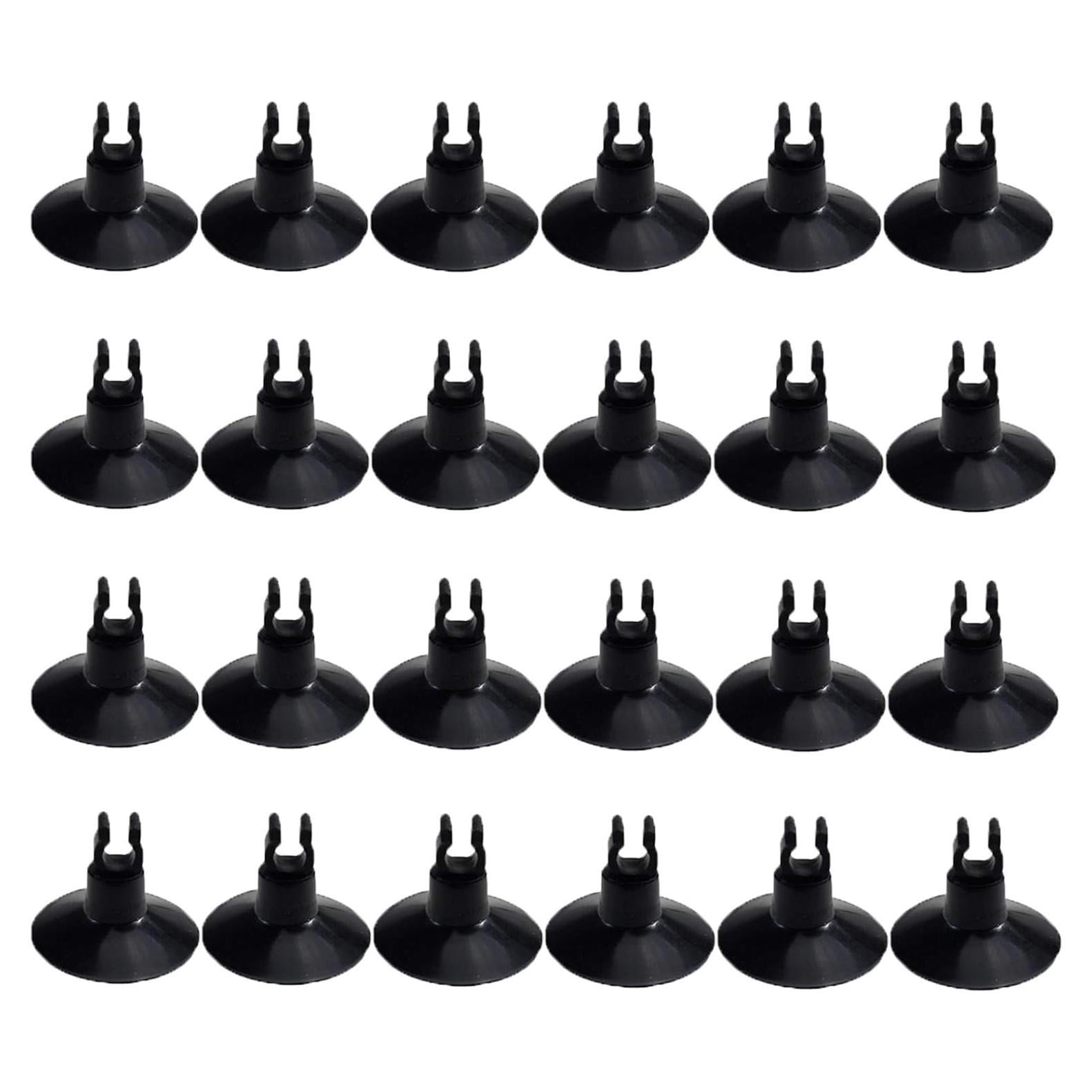 Ventosas para Acuario AQUANEAT 24pcs 6mm con Clips