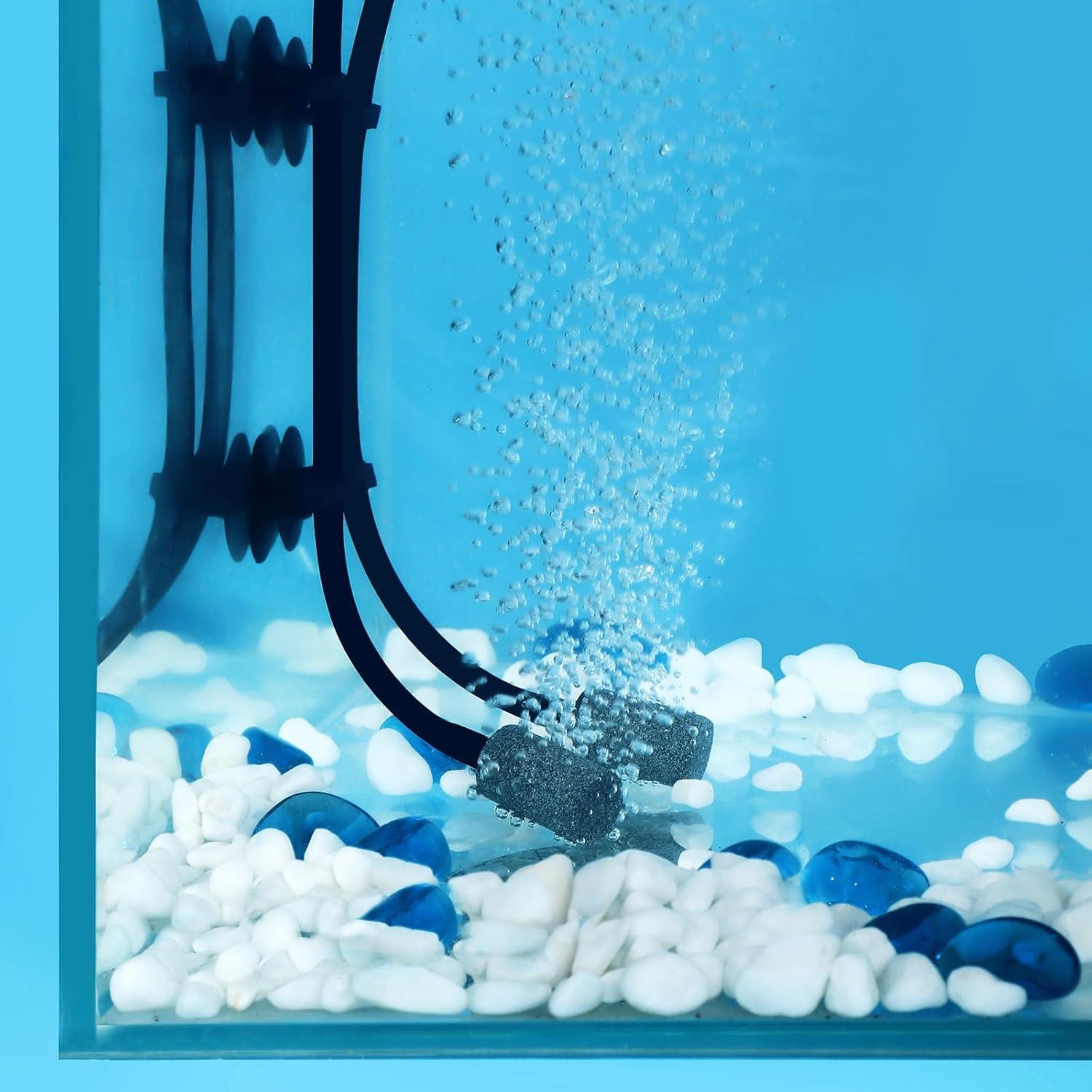 Ventosas para Acuario AQUANEAT 24pcs 6mm con Clips