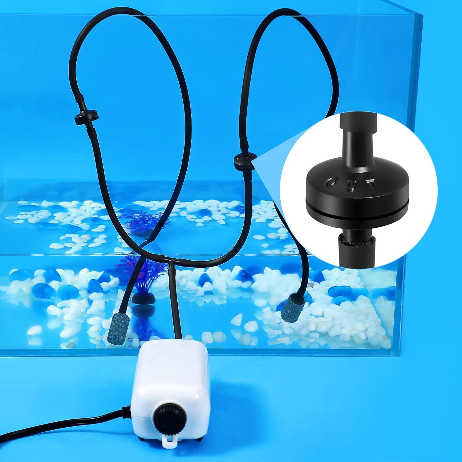 Ventosas para Acuario AQUANEAT 24pcs 6mm con Clips