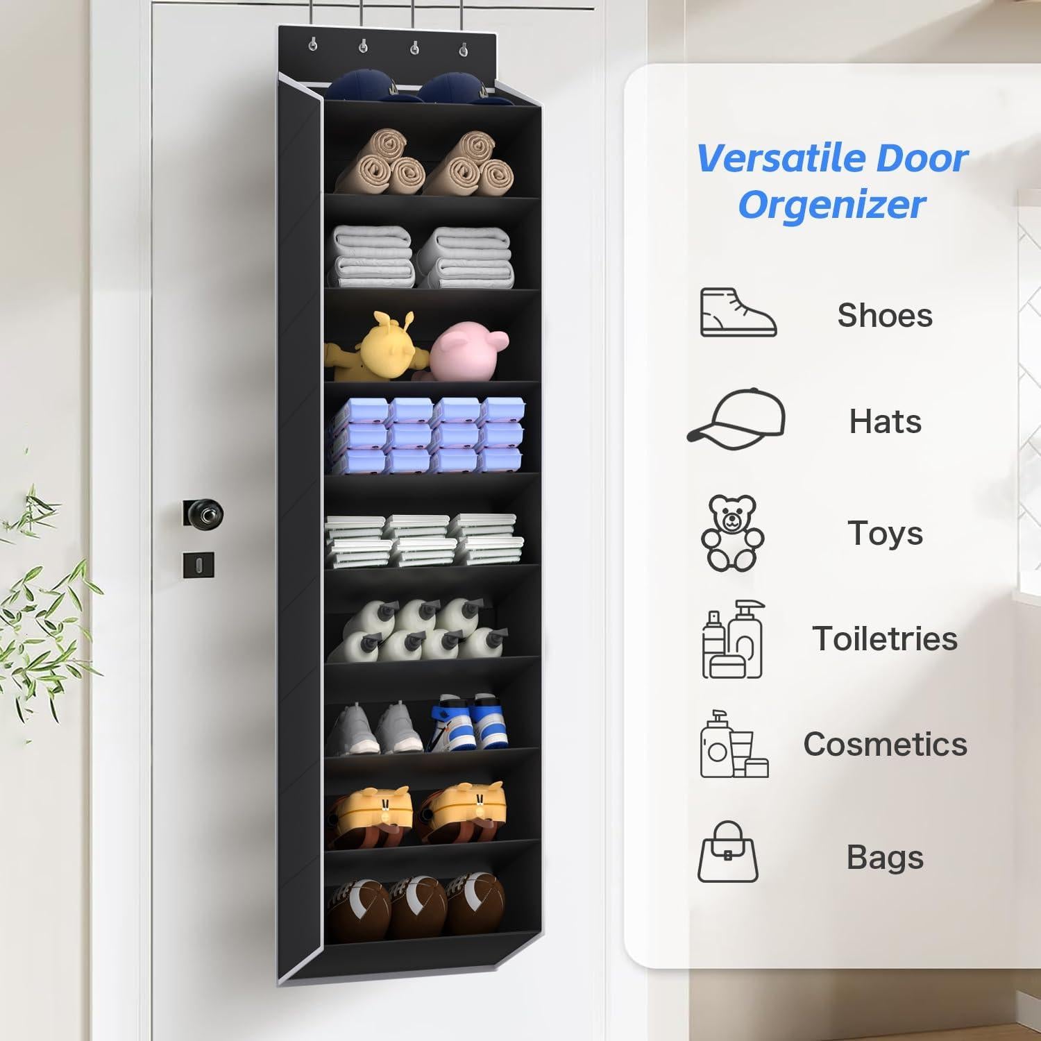 Organizador de Zapatos Colgante REGELETO 10 Niveles Negro