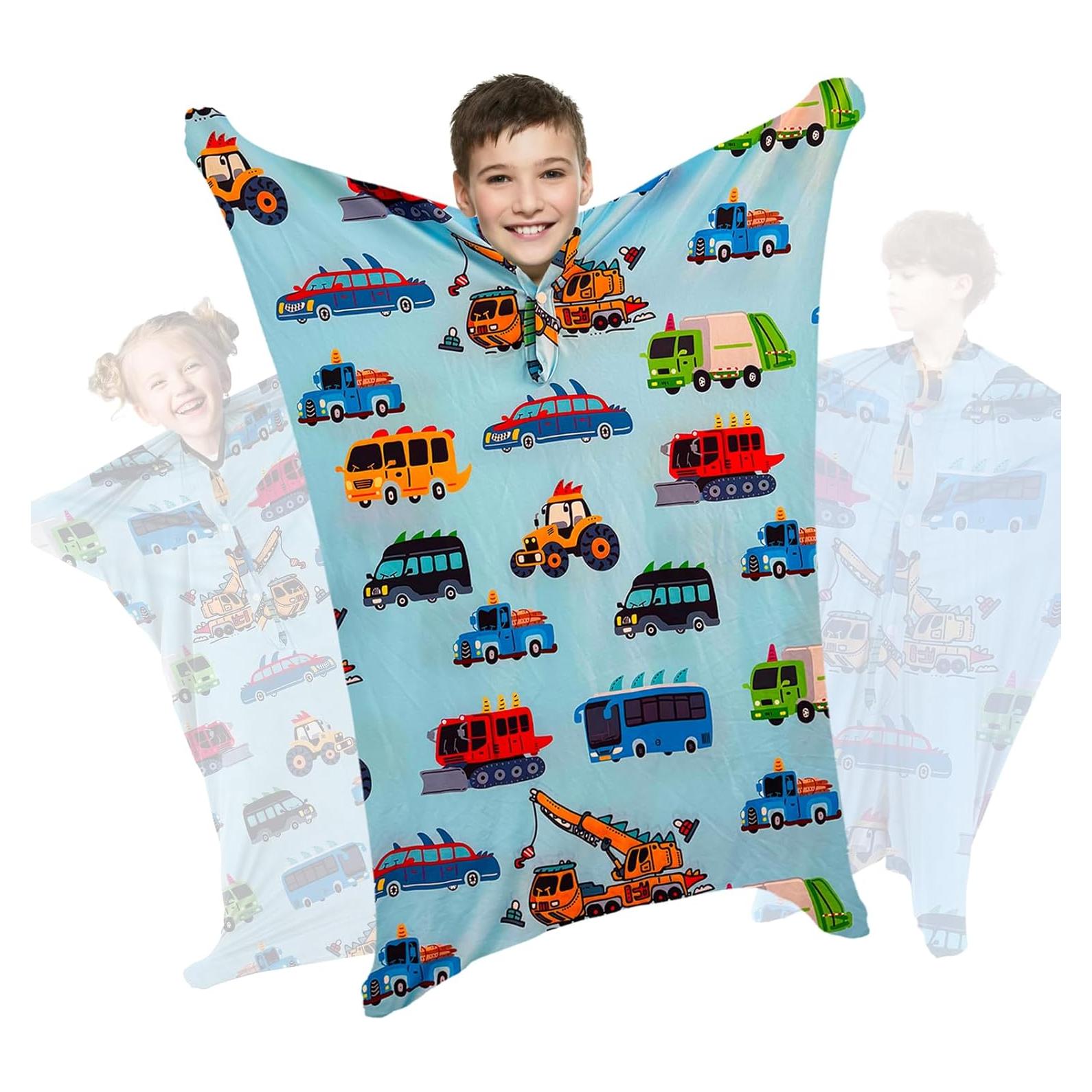 Calcetín Corporal Sensorial JFHNMLW Azul Pequeño para Niños