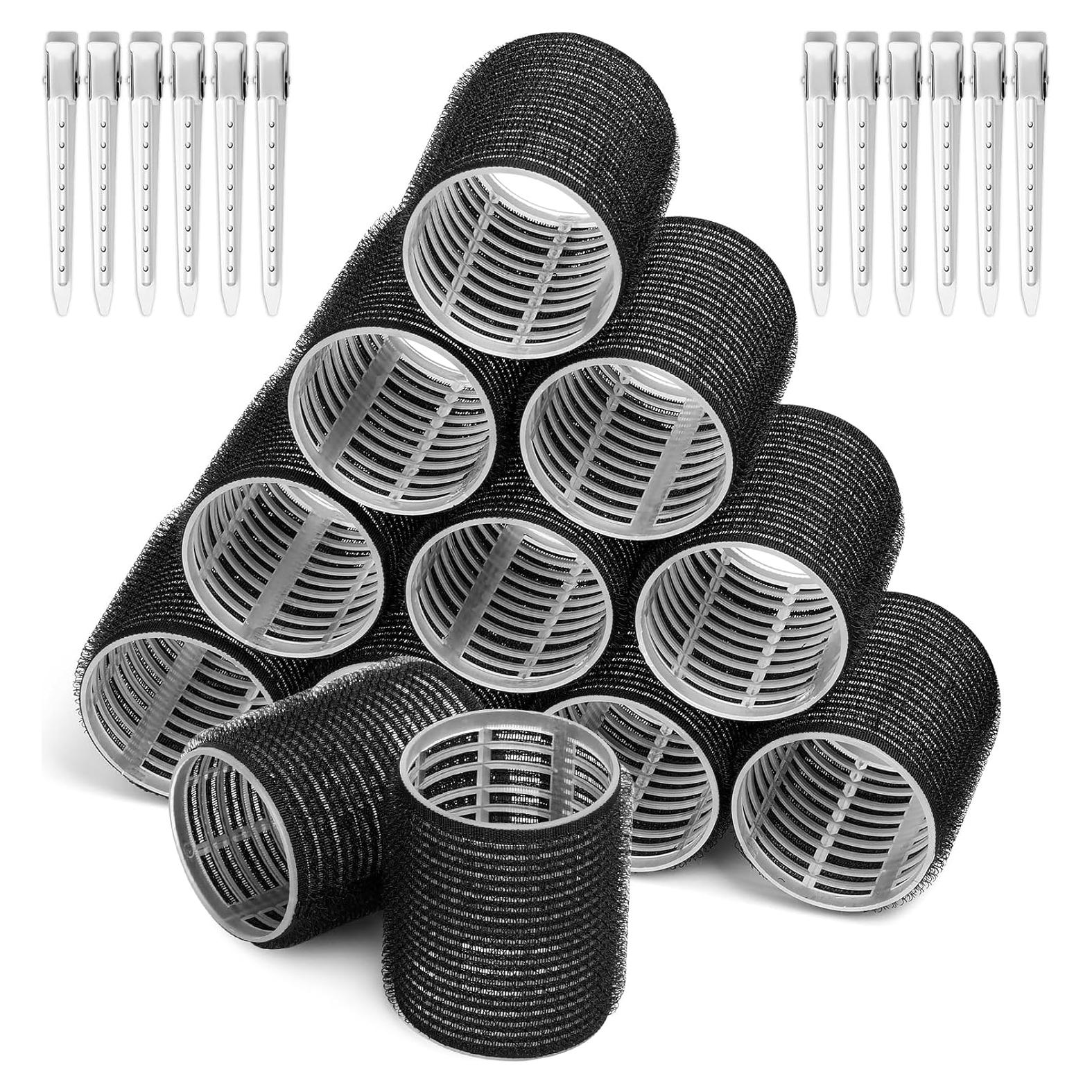 Rizadores de Cabello Grandes Acejoz con Clips de Acero Inoxidable