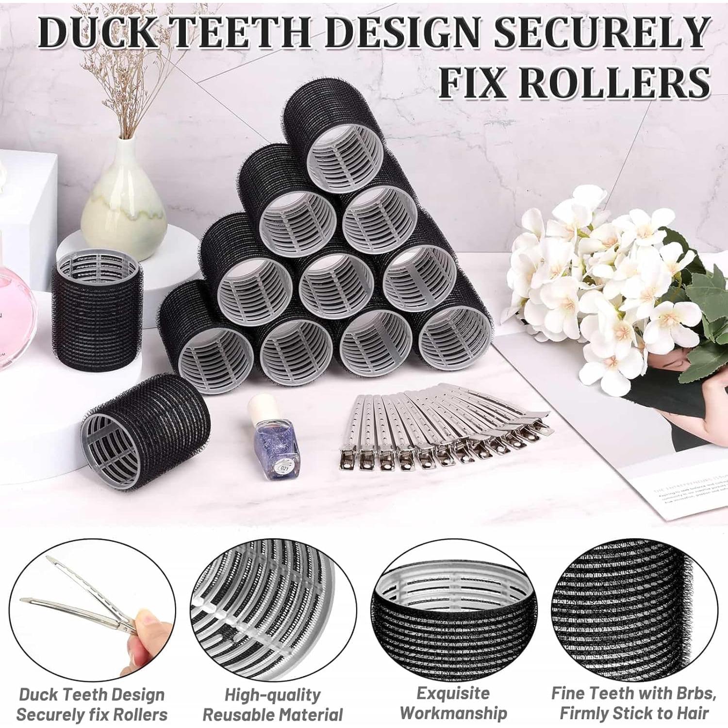 Rizadores de Cabello Grandes Acejoz con Clips de Acero Inoxidable