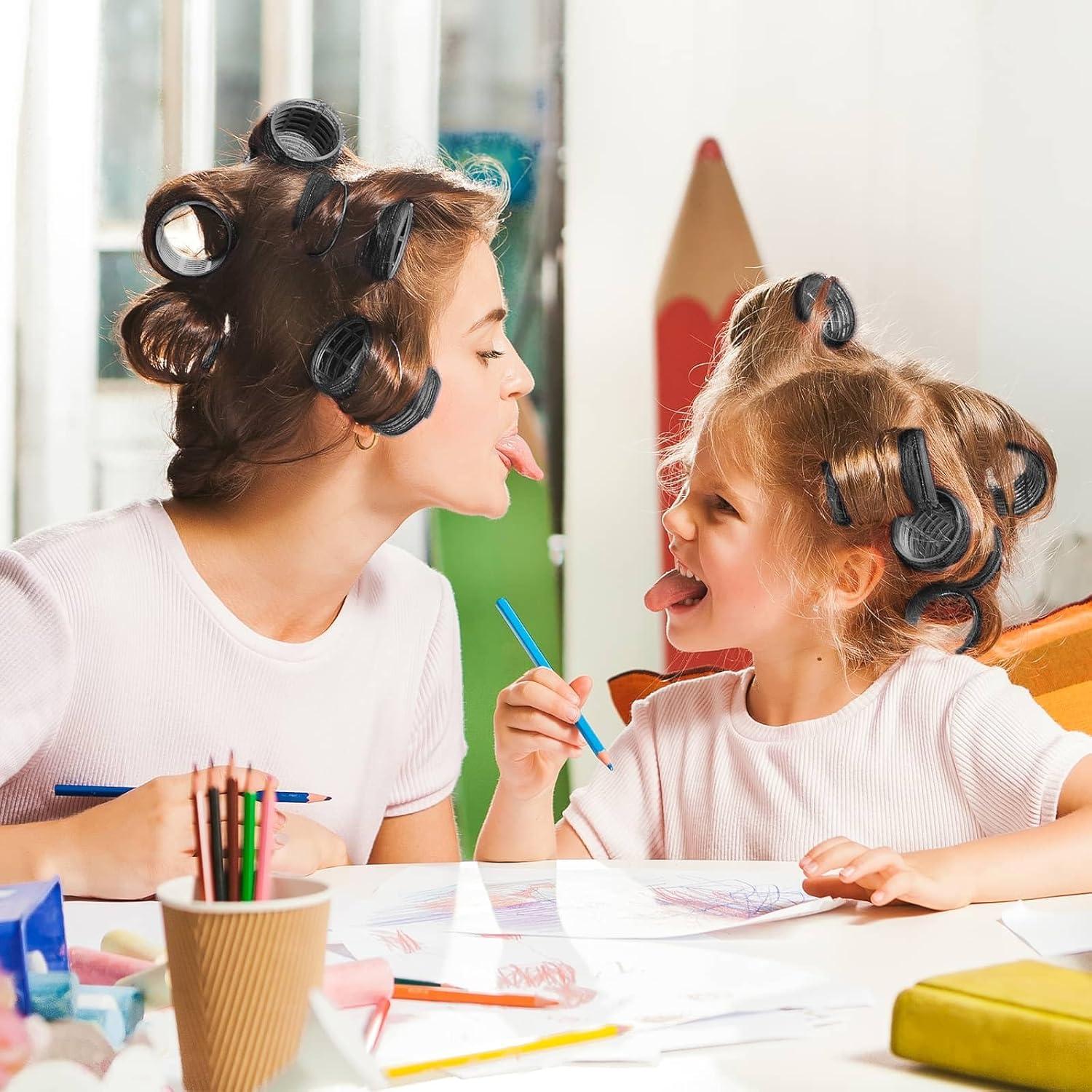 Rizadores de Cabello Grandes Acejoz con Clips de Acero Inoxidable