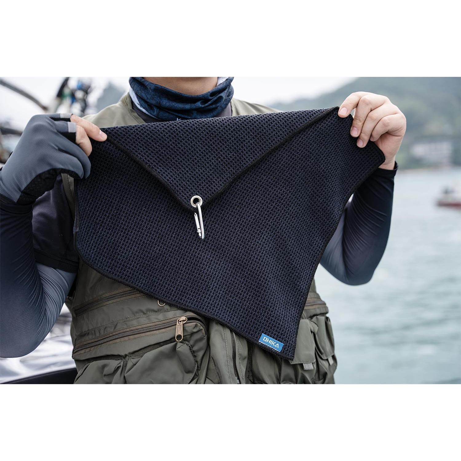 Toallas de Microfibra OHIKA para Pesca 16" x 16" - Paquete de 3