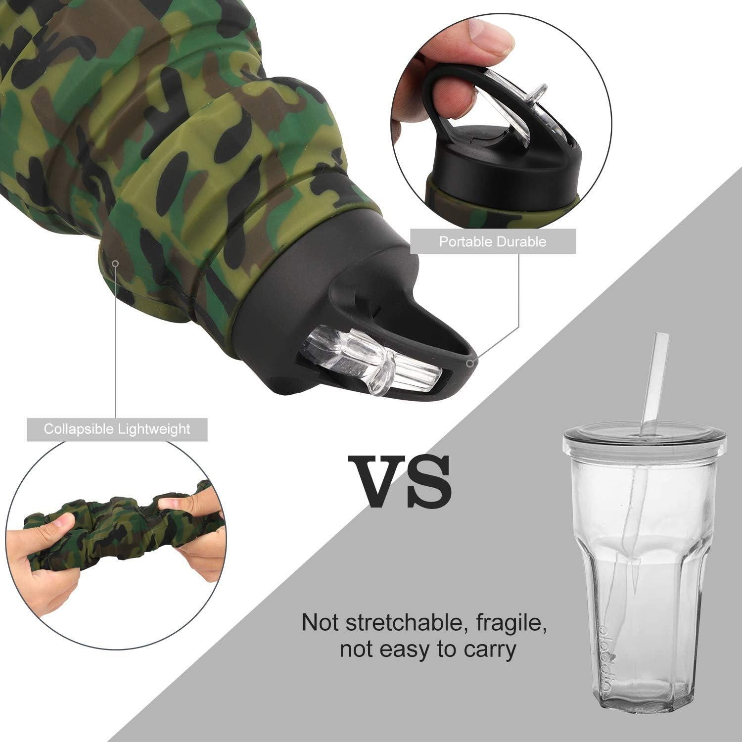 Botella de Agua Plegable 580 ml PenghaiYunfei Camuflaje