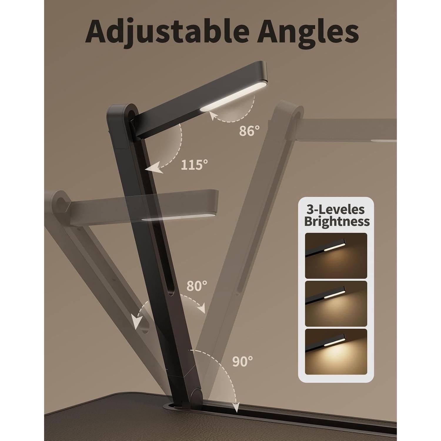 Mesa Plegable para Cama SAIJI con Luz LED Ajustable XXL