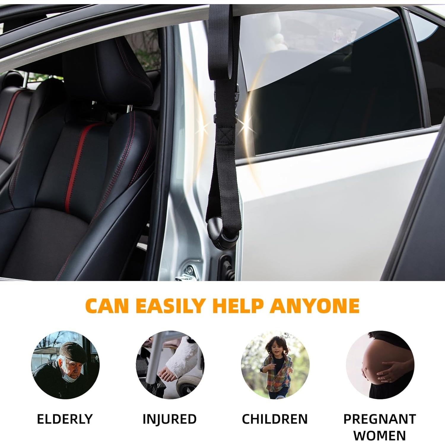 Agarre de Asistencia para Auto KOUNATSURI 2 Unidades Negro