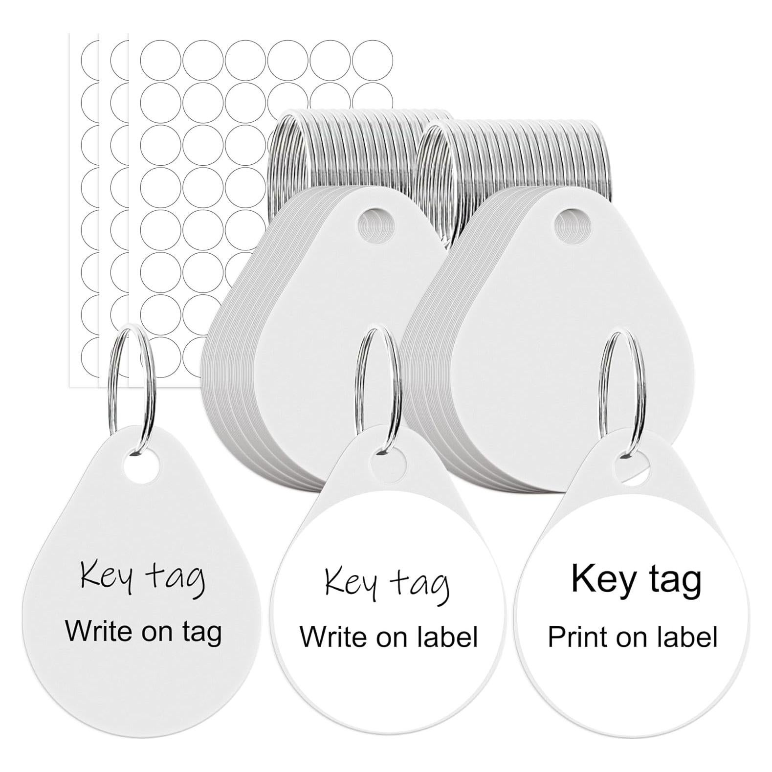 Etiquetas de Llave Plástica MR-LABEL 100 Unidades Impermeables