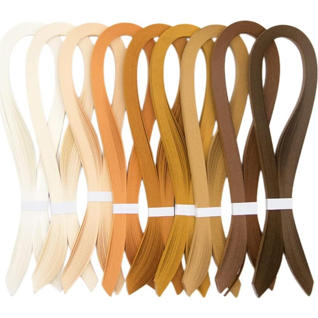 Tiras de Papel Quilling ODETOJOY 10mm 120pcs Colores Vivos