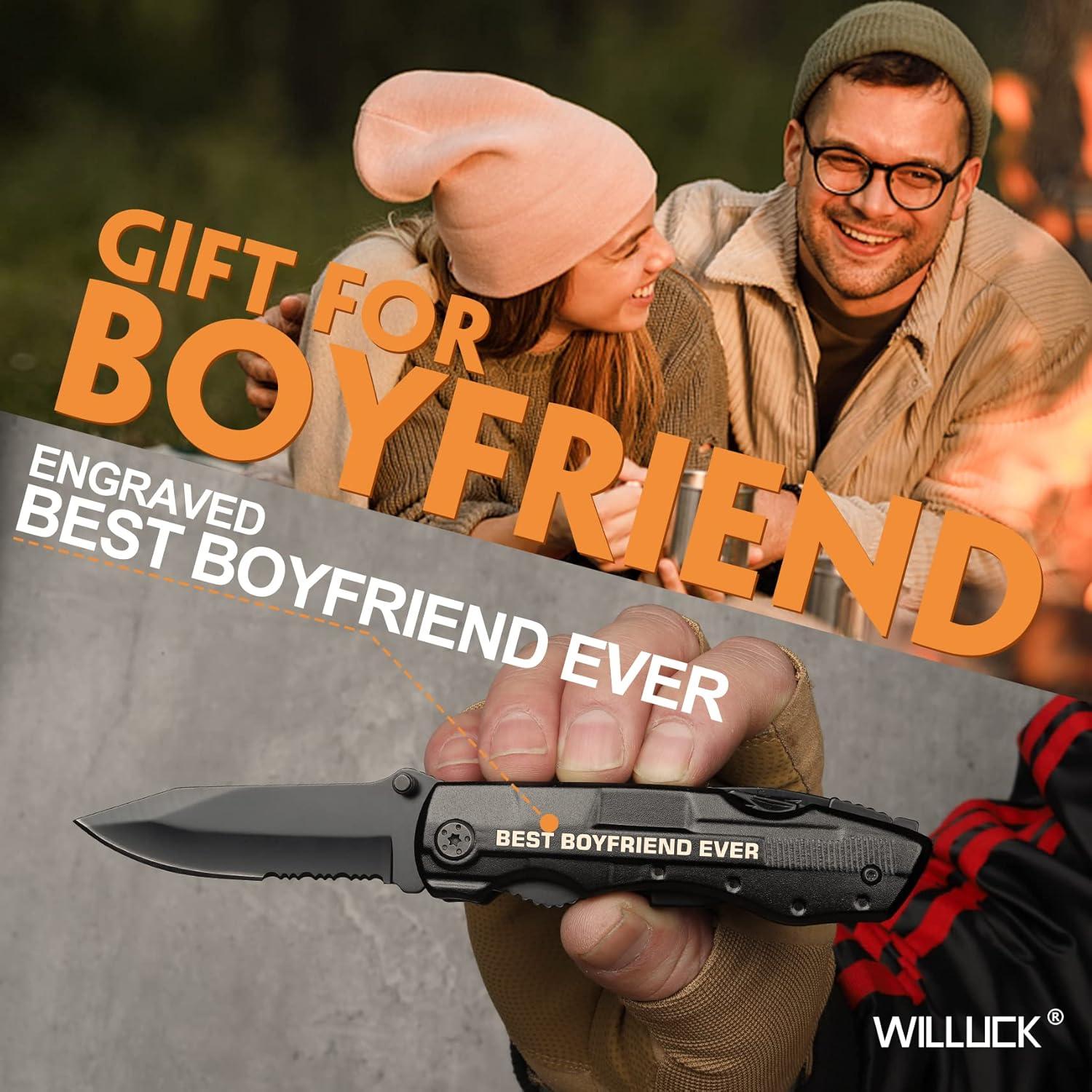 Cuchillo Multiherramienta WILLUCK 9 en 1 para Novio - Regalo San Valentín