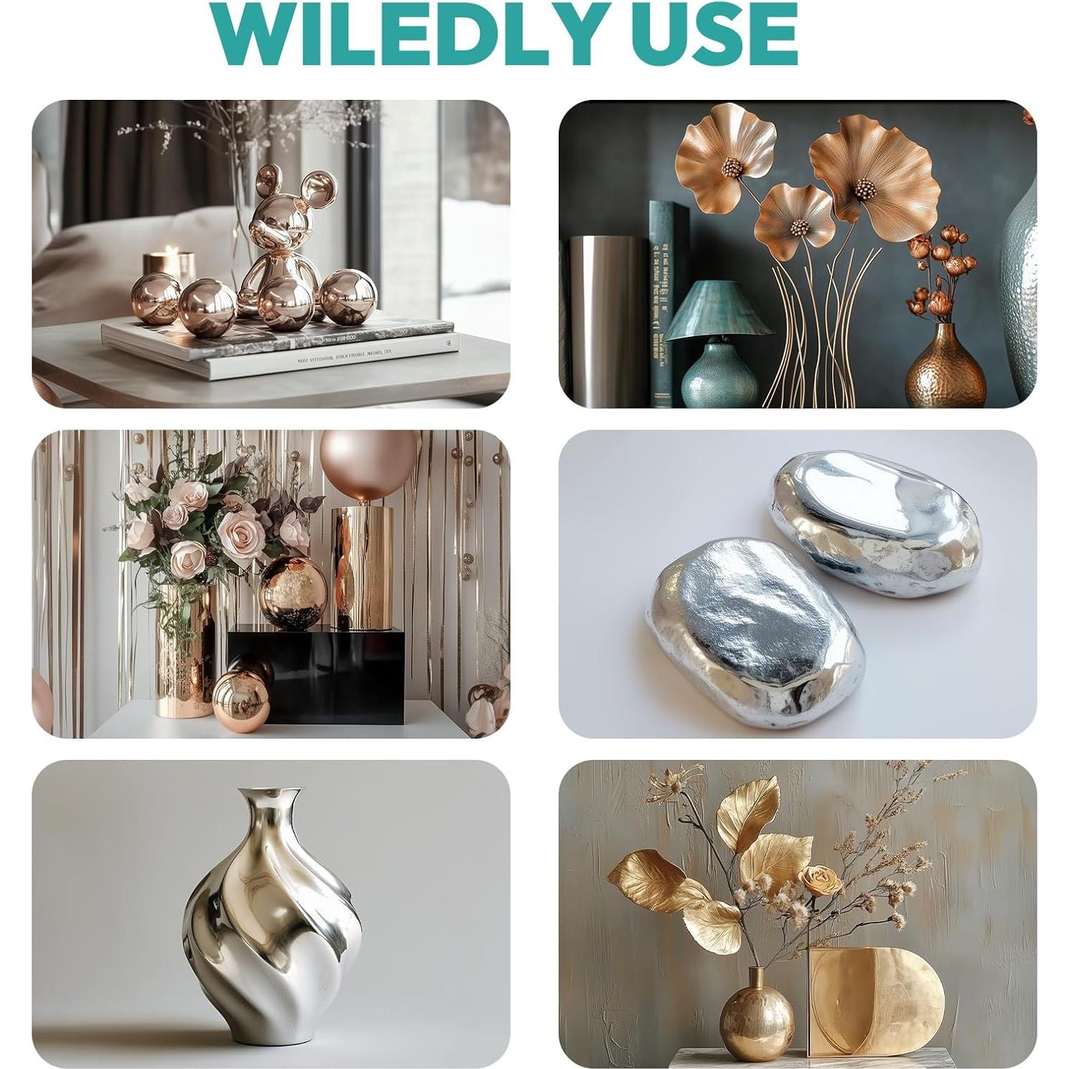 Marcadores Cromados Resiners 4 Colores 2-5mm para Manualidades