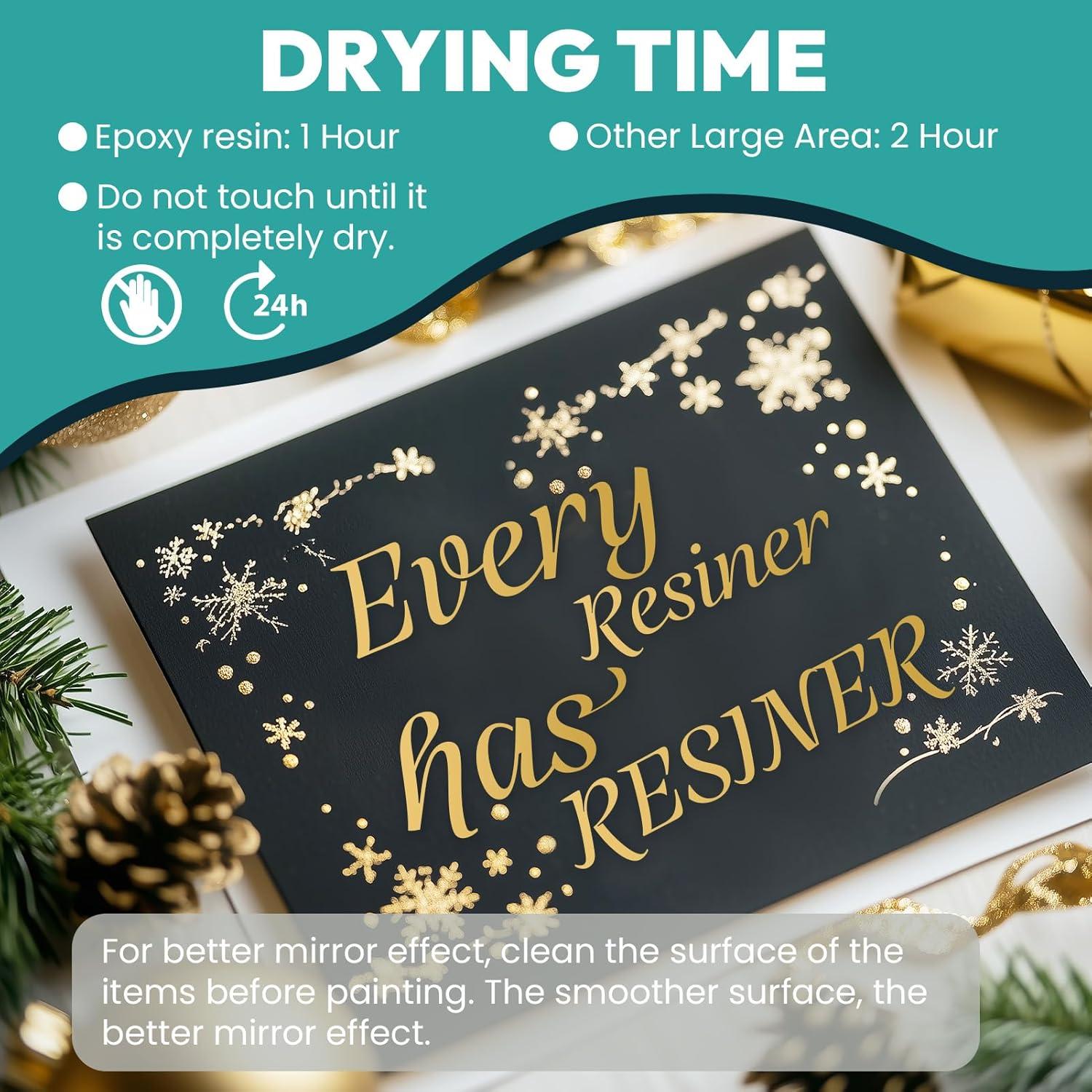 Marcadores Cromados Resiners 4 Colores 2-5mm para Manualidades