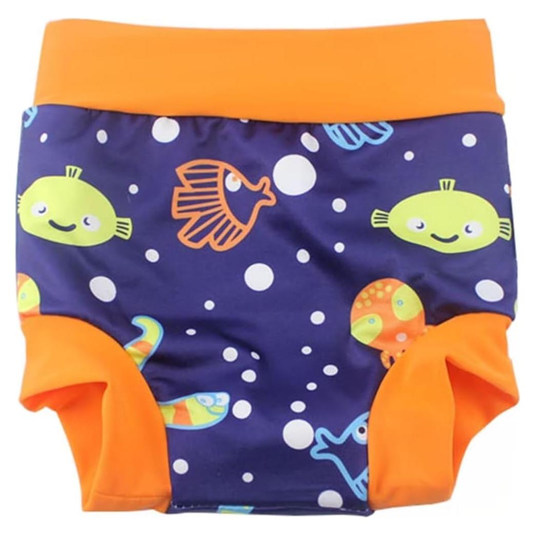 Pañales de Natación Leideur para Bebés 0-2 Años Azul