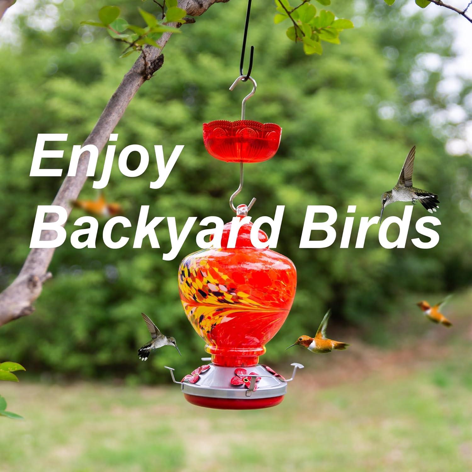 Moat para Alimentadores de Colibríes Knowone 177ml Rojo - 4 Piezas