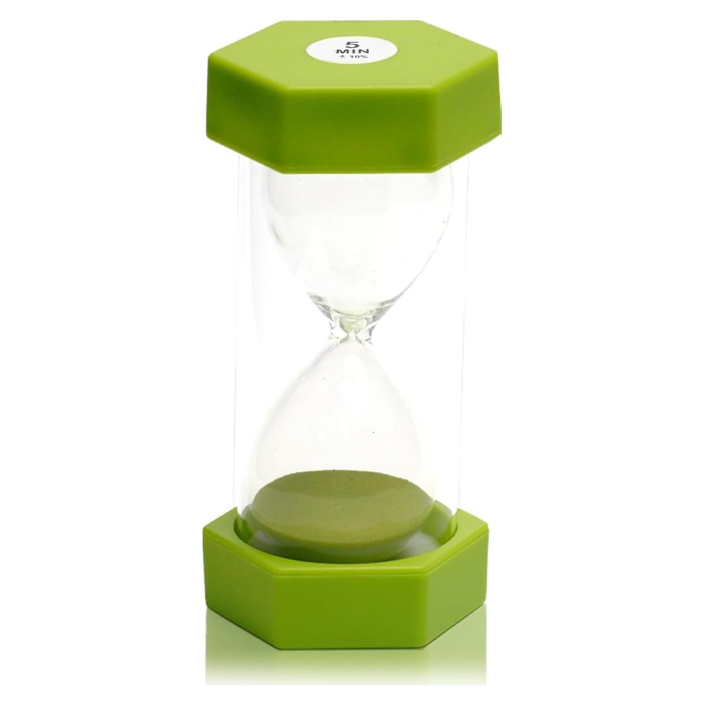 Temporizador de Arena 5 Minutos SANDTIMER Verde 13 cm