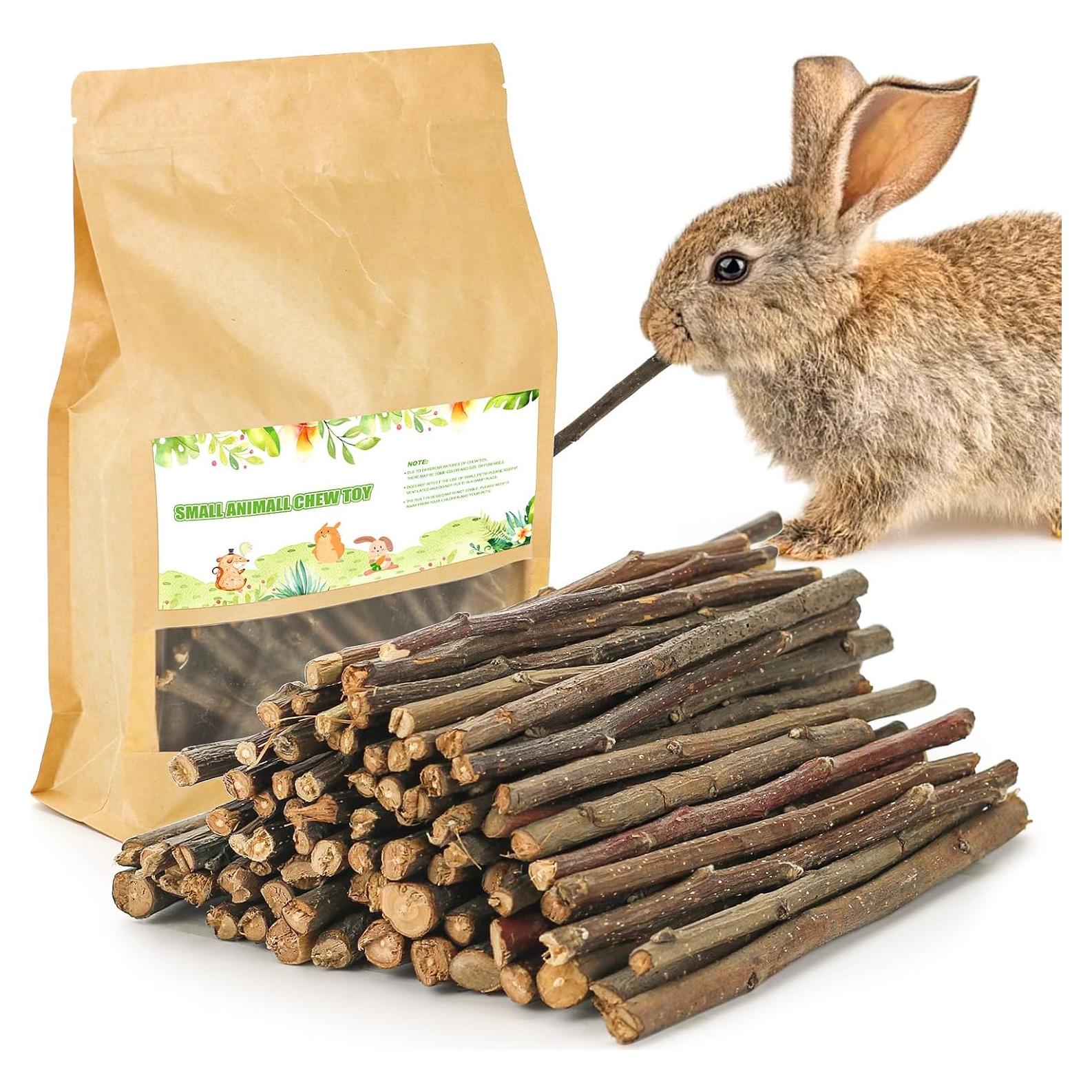 Palitos Masticables de Manzana 600g para Conejos y Cobayas