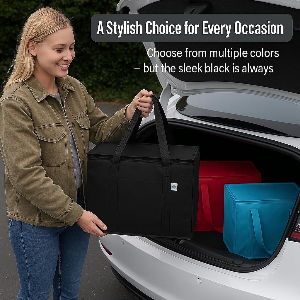 Organizador de Maletero Aislado Musbus 4-Pack Negro 40.6x31.8cm