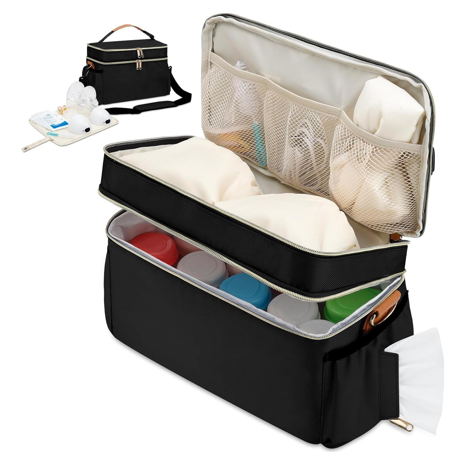 Bolsa de Enfriamiento para Leche Materna GDNasist Negra