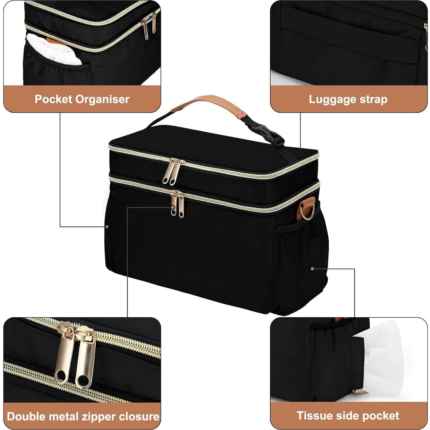 Bolsa de Enfriamiento para Leche Materna GDNasist Negra