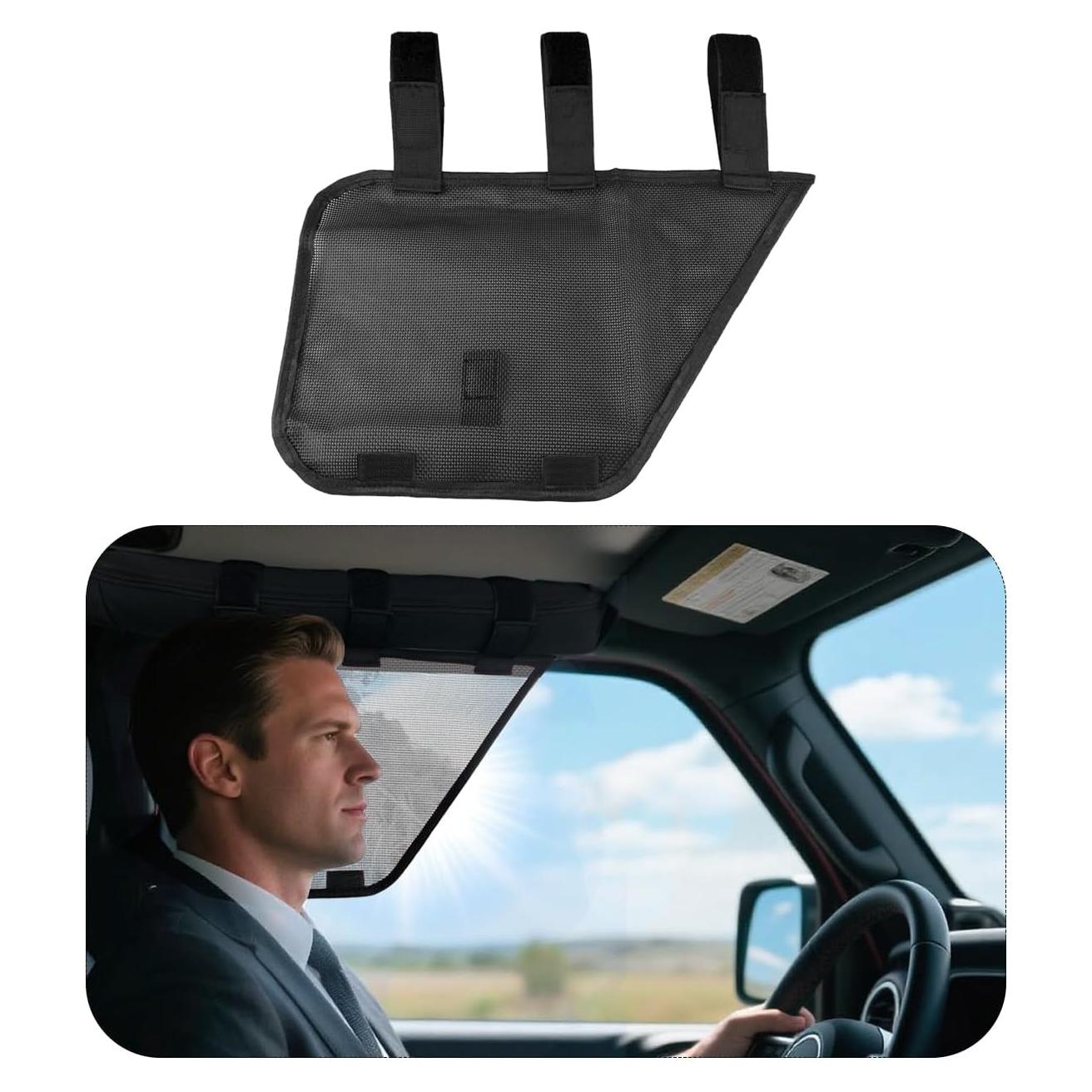 Protector de Ventana Lateral Jeep Wrangler EJDRFN Negro