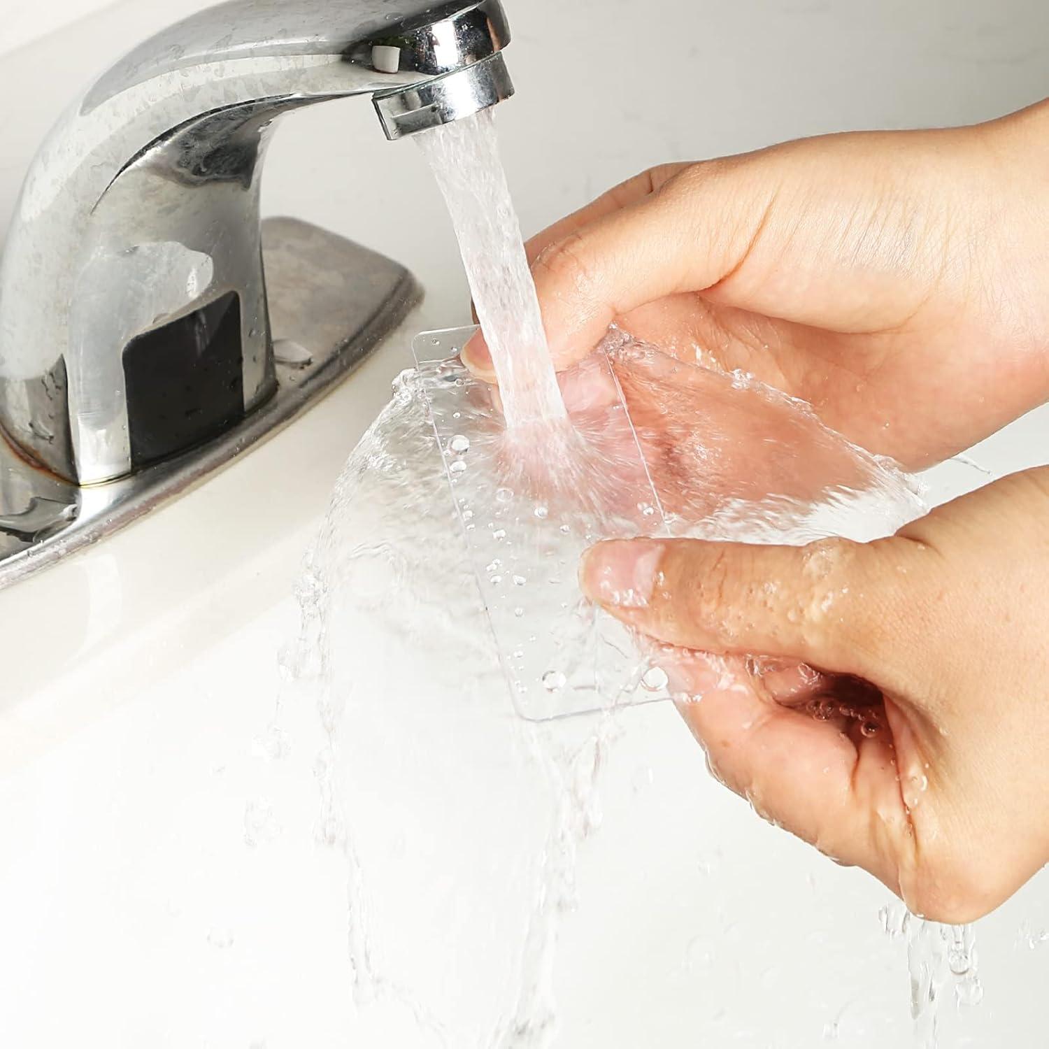 Cinta Adhesiva Doble Cara MILEQEE 10PCS 9.19x3.51cm Transparente