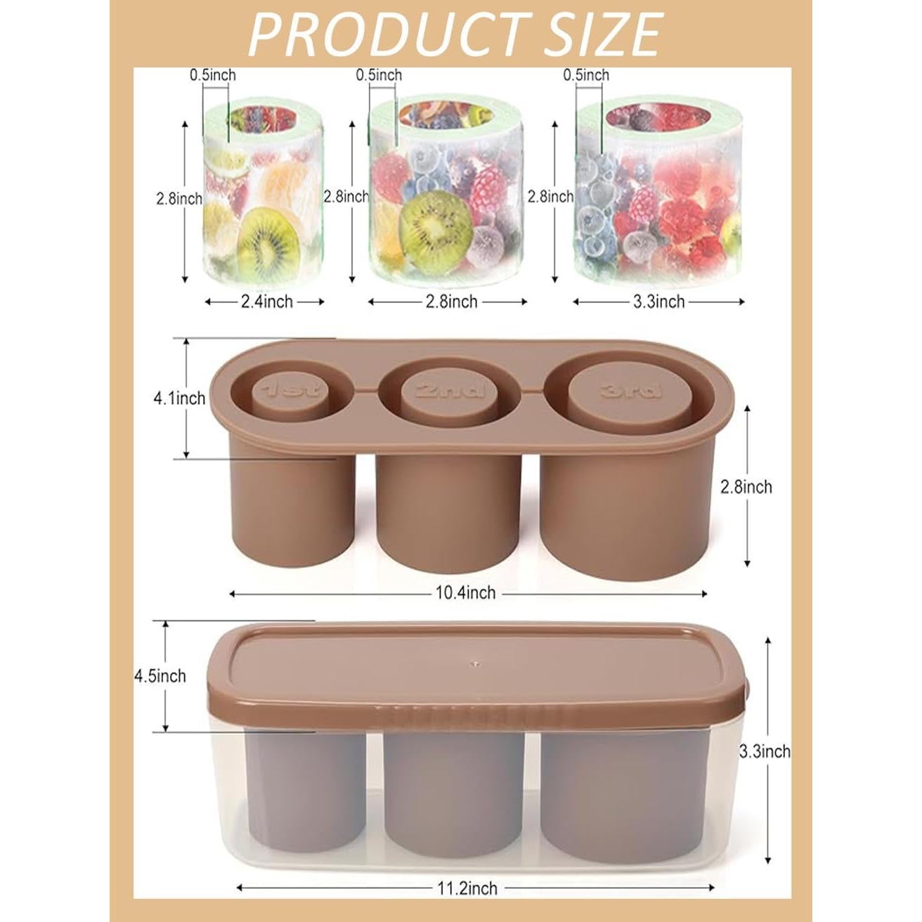 Bandeja de Hielo Stanley 1.2L con Tapa - Molde Cilíndrico