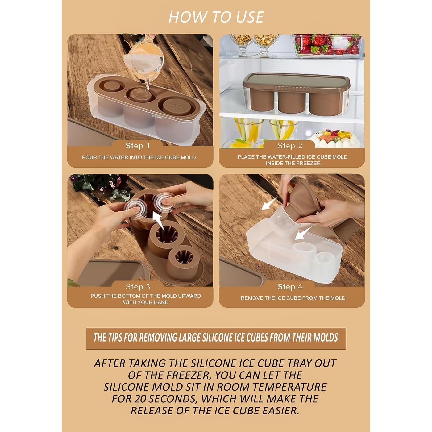 Bandeja de Hielo Stanley 1.2L con Tapa - Molde Cilíndrico