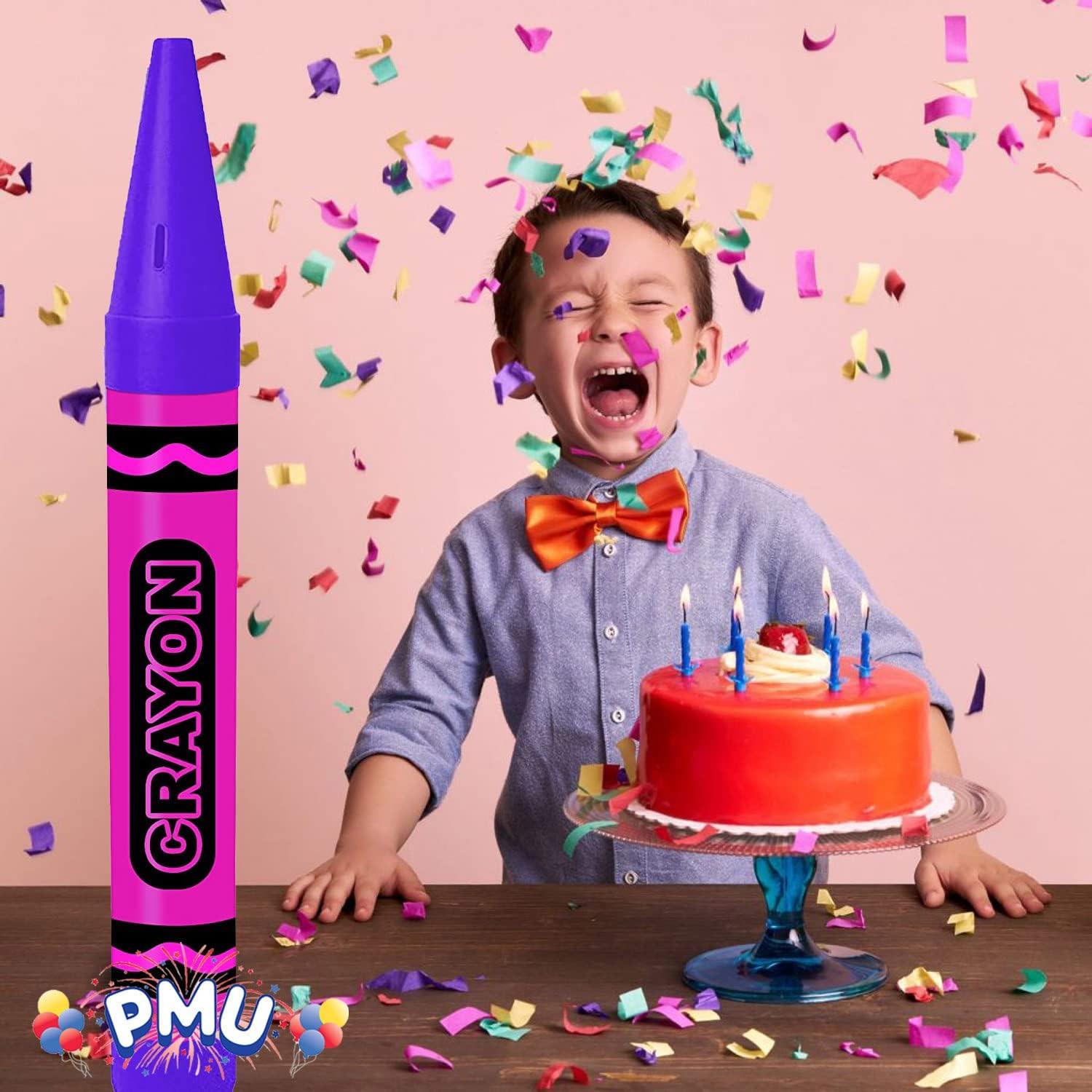 Banco de Crayón Gigante PMU 91 cm Rosa Fucsia y Púrpura