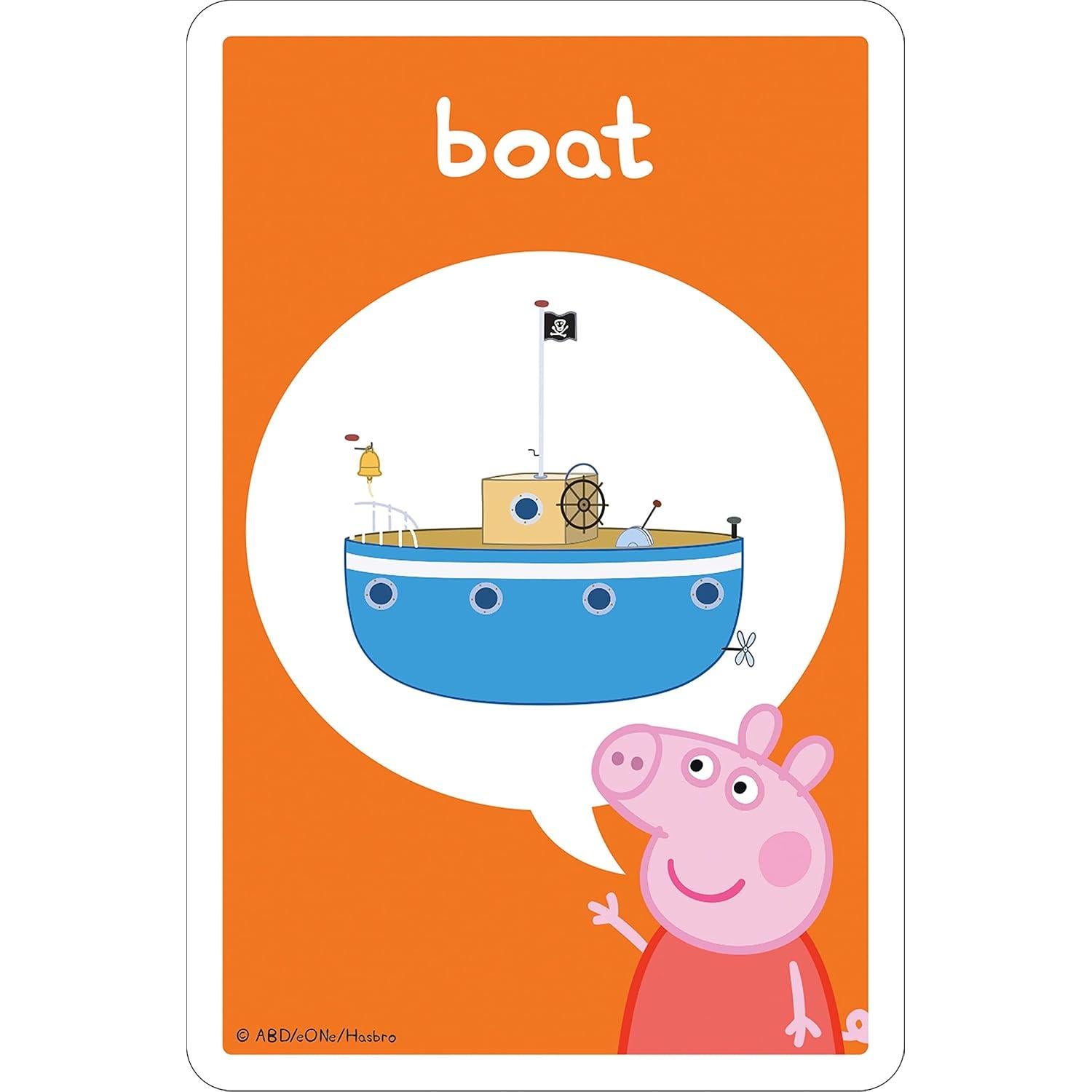 Juego de Tarjetas Flash Ravensburger Peppa Pig - Aprendizaje 4+