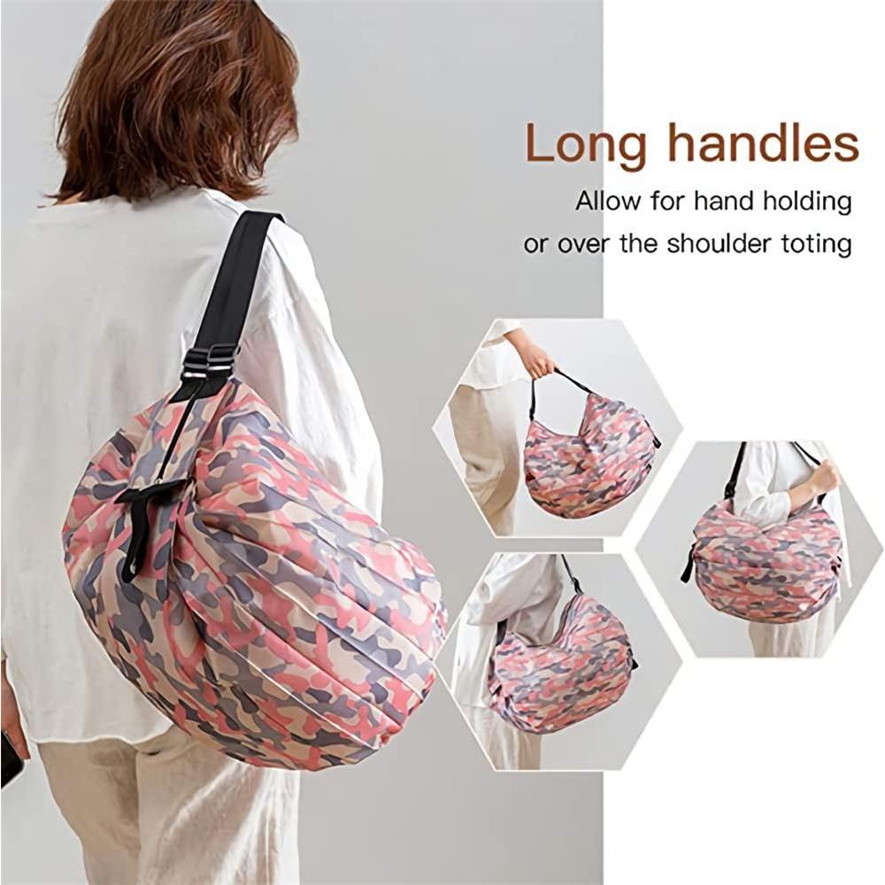 Bolsas de Compras Reutilizables Woonsoon 2 Piezas Plegables 40x40cm
