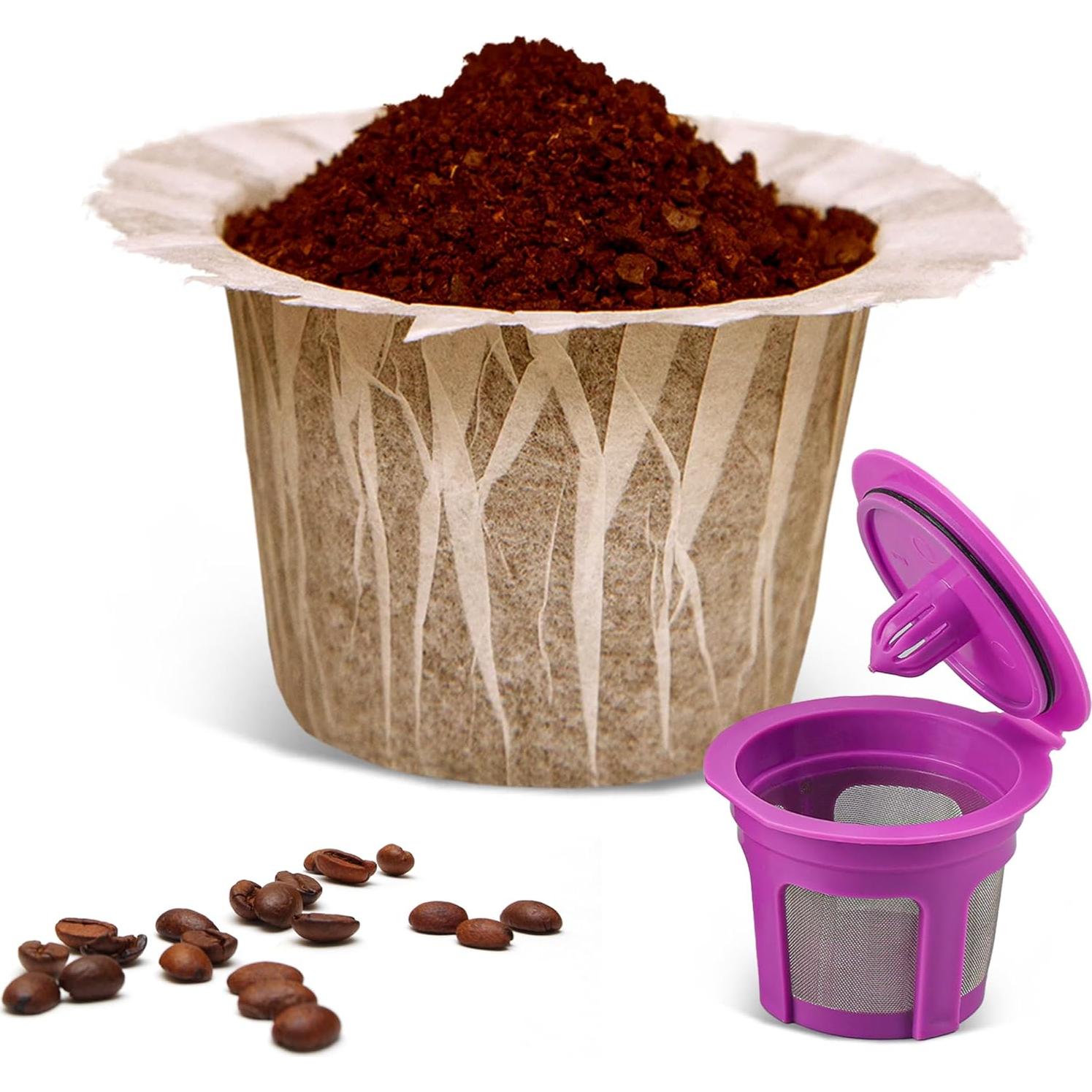Filtros de Papel Natural Haetyly para K-Cup 100 Unidades