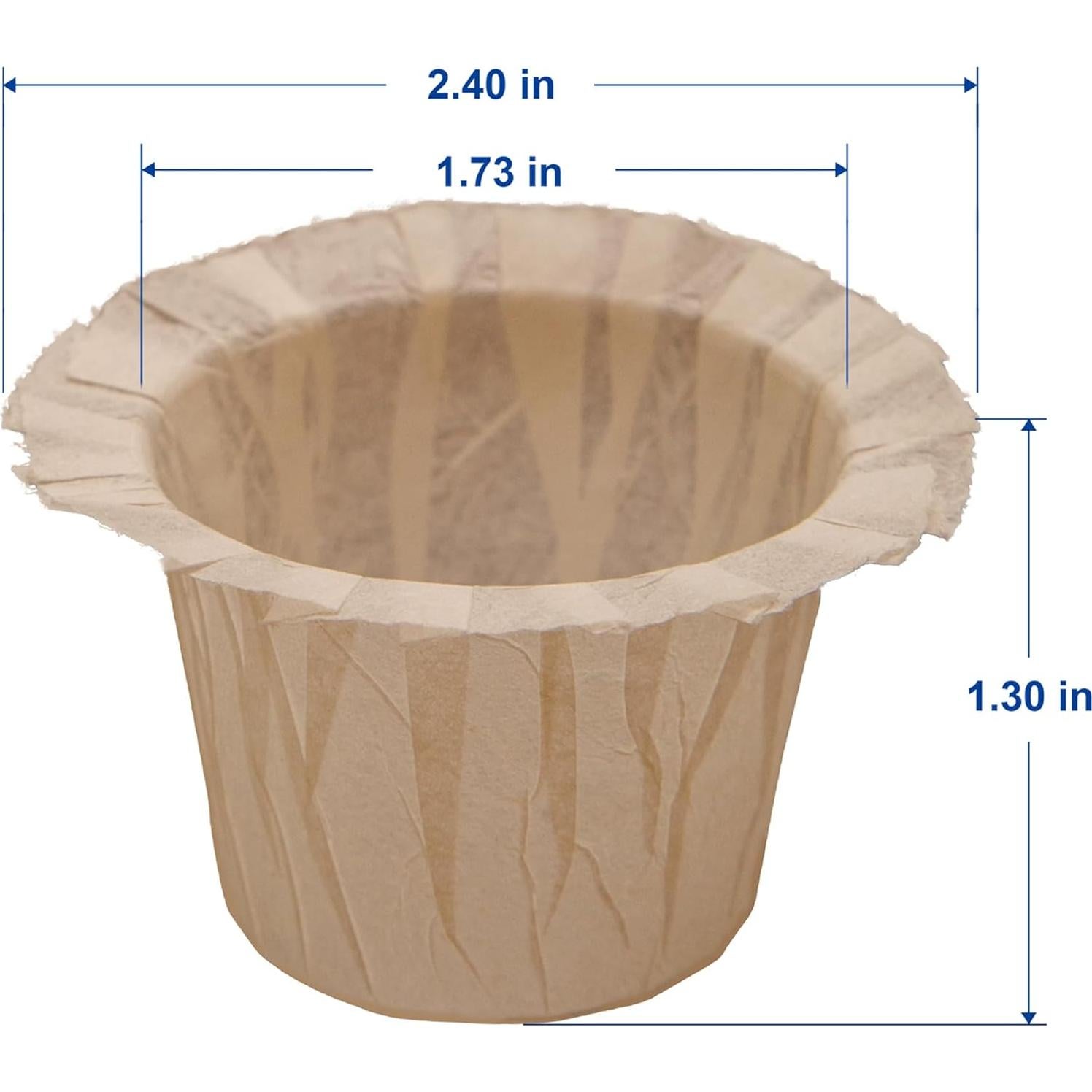 Filtros de Papel Natural Haetyly para K-Cup 100 Unidades