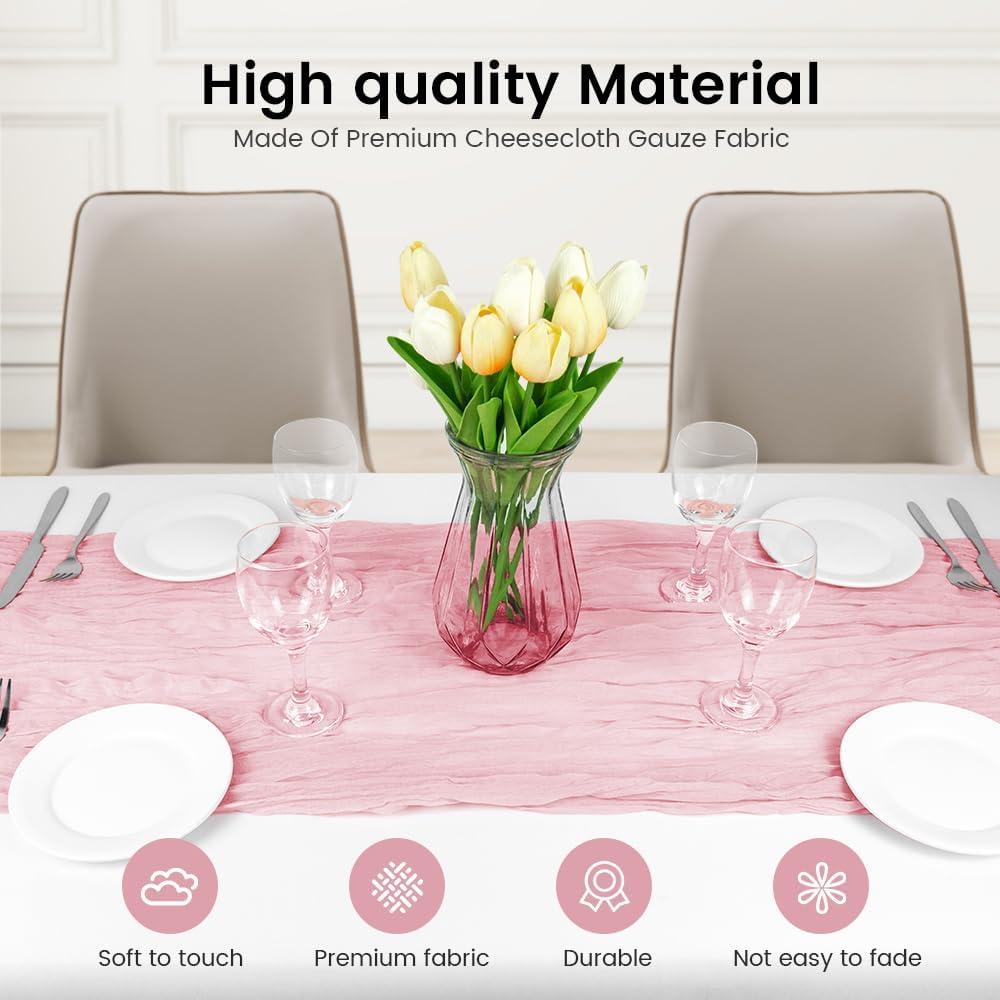 Caminito de Mesa de Queso Rosa Claro 3x0.89m HimBen