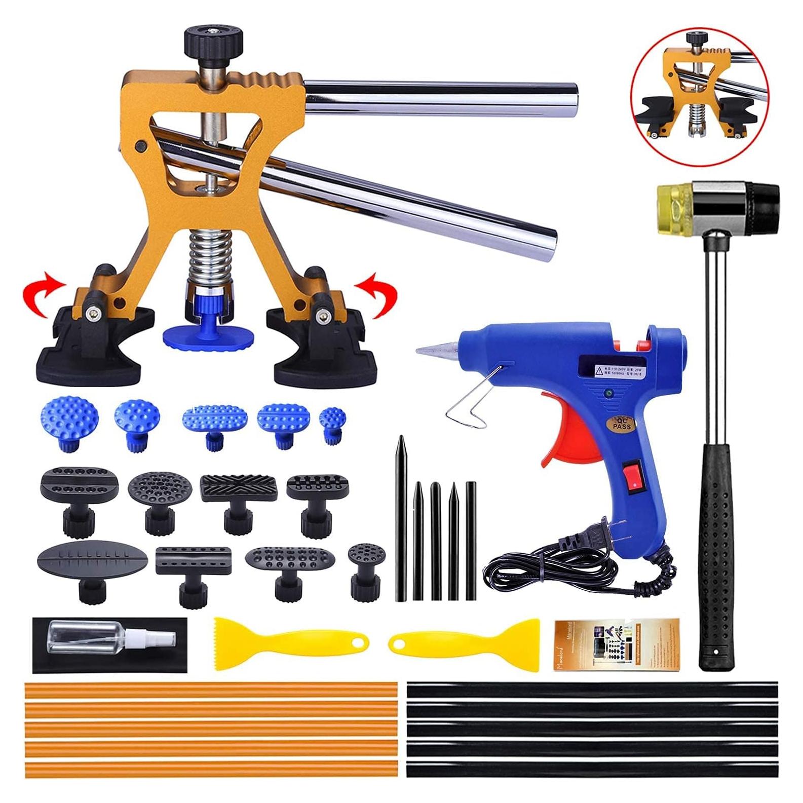 Kit de Reparación de Abolladuras Manelord - Extractor Dorado