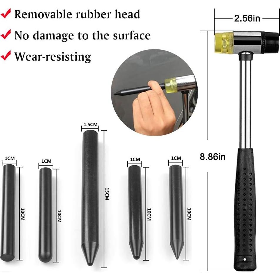 Kit de Reparación de Abolladuras Manelord - Extractor Dorado