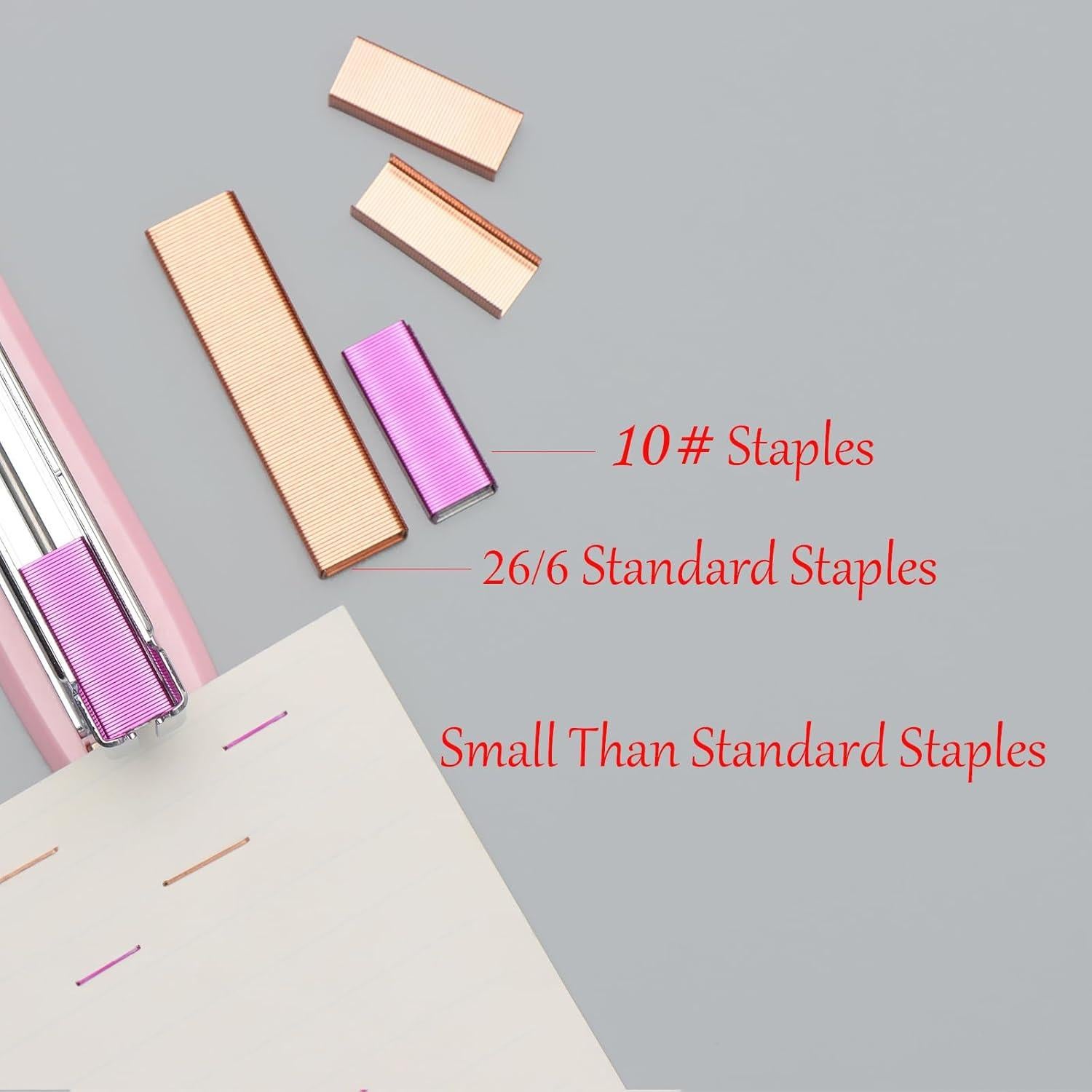 Grampas Coloridas No. 10 NatSumeBasics para Grapadora Mini - 4000 Unidades