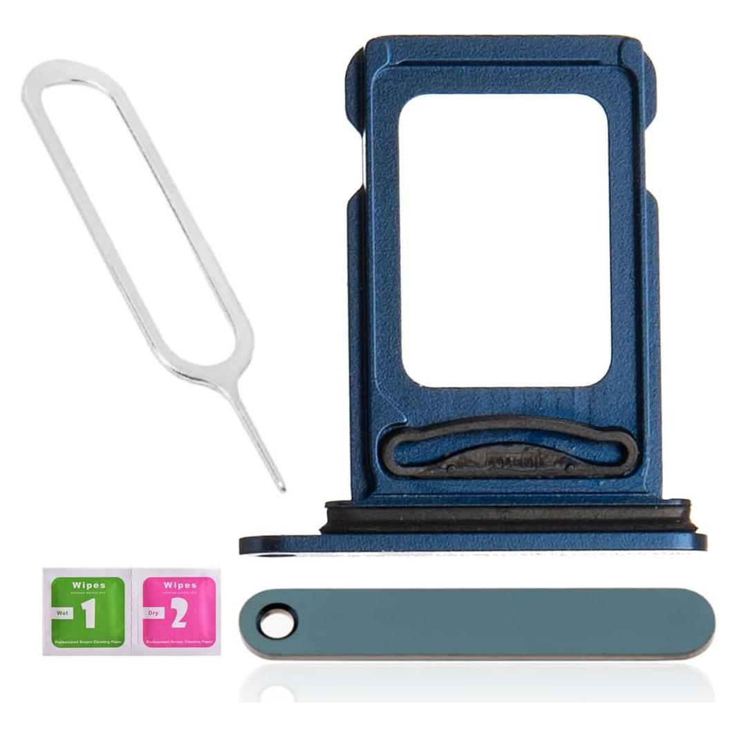 Soporte de Tarjeta SIM Doble LNONLS para iPhone 12 Pro Max Azul