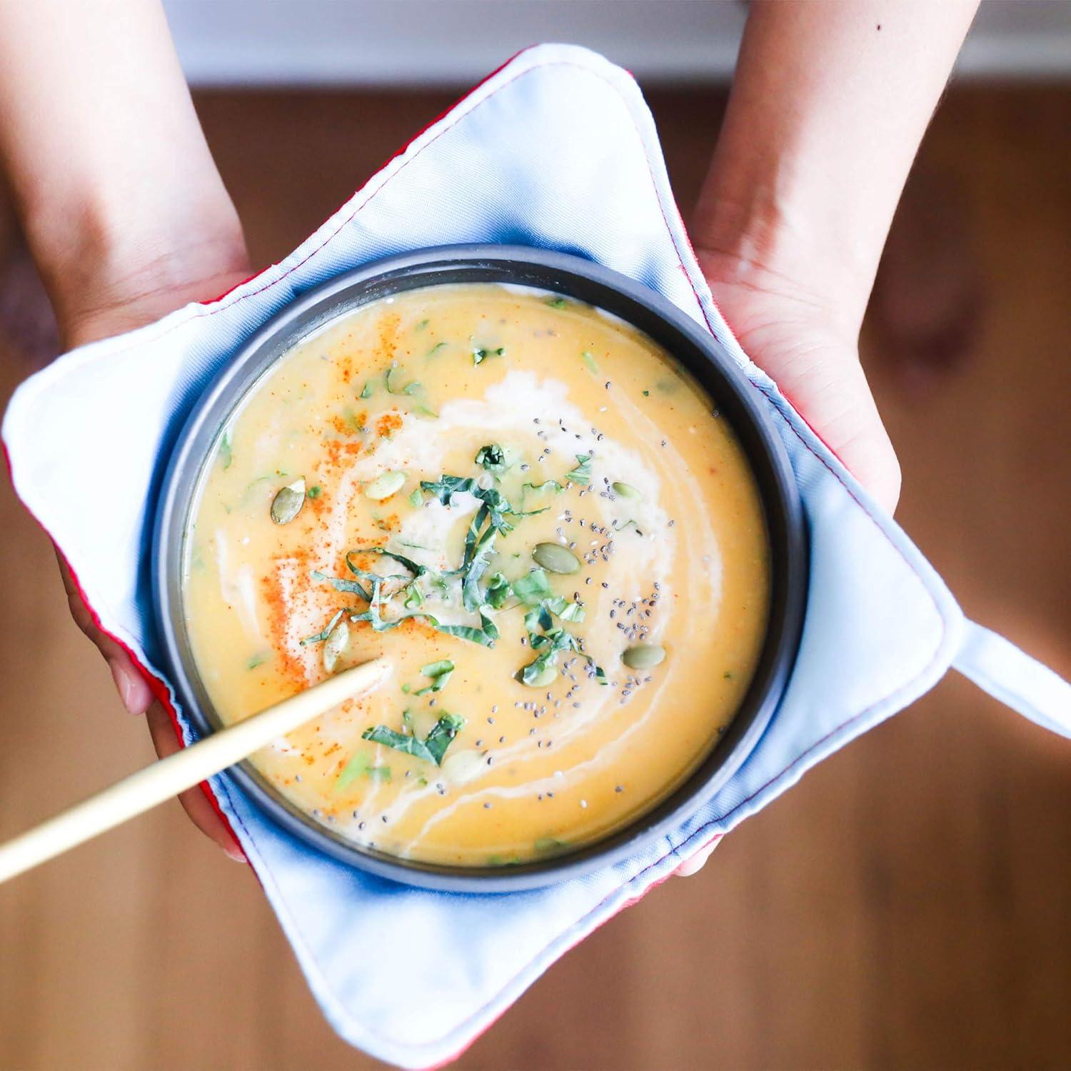 Soporte para Tazones Microondas Jokari 2-Pack, Reversible y Seguro