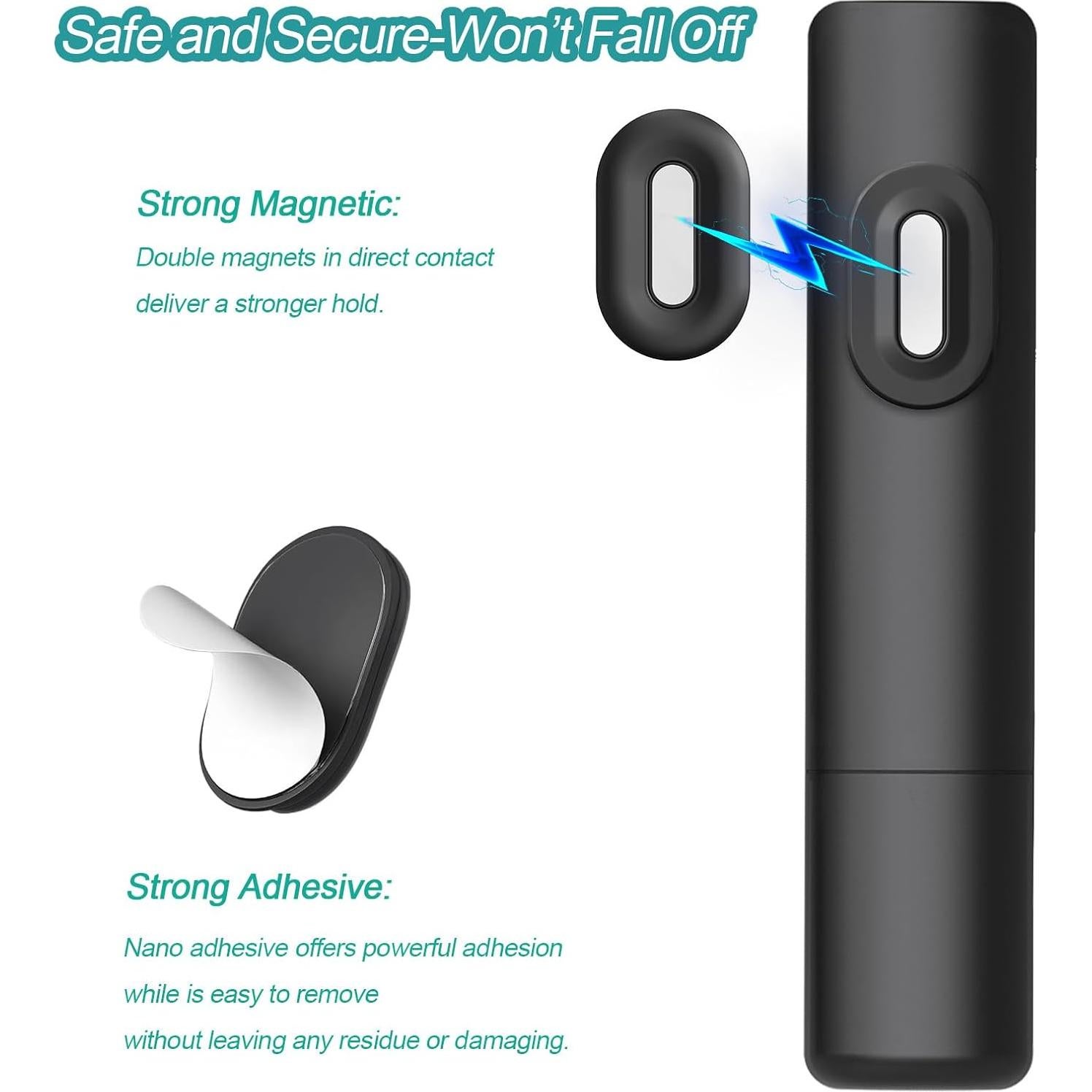 Soporte Magnético para Control Remoto Freewindo - 5 Unidades Negro