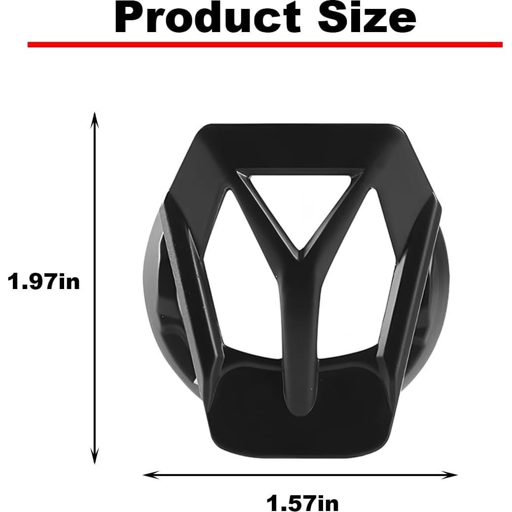 Cubierta de Botón de Inicio/Parada Mandark - Aleación de Zinc Negro