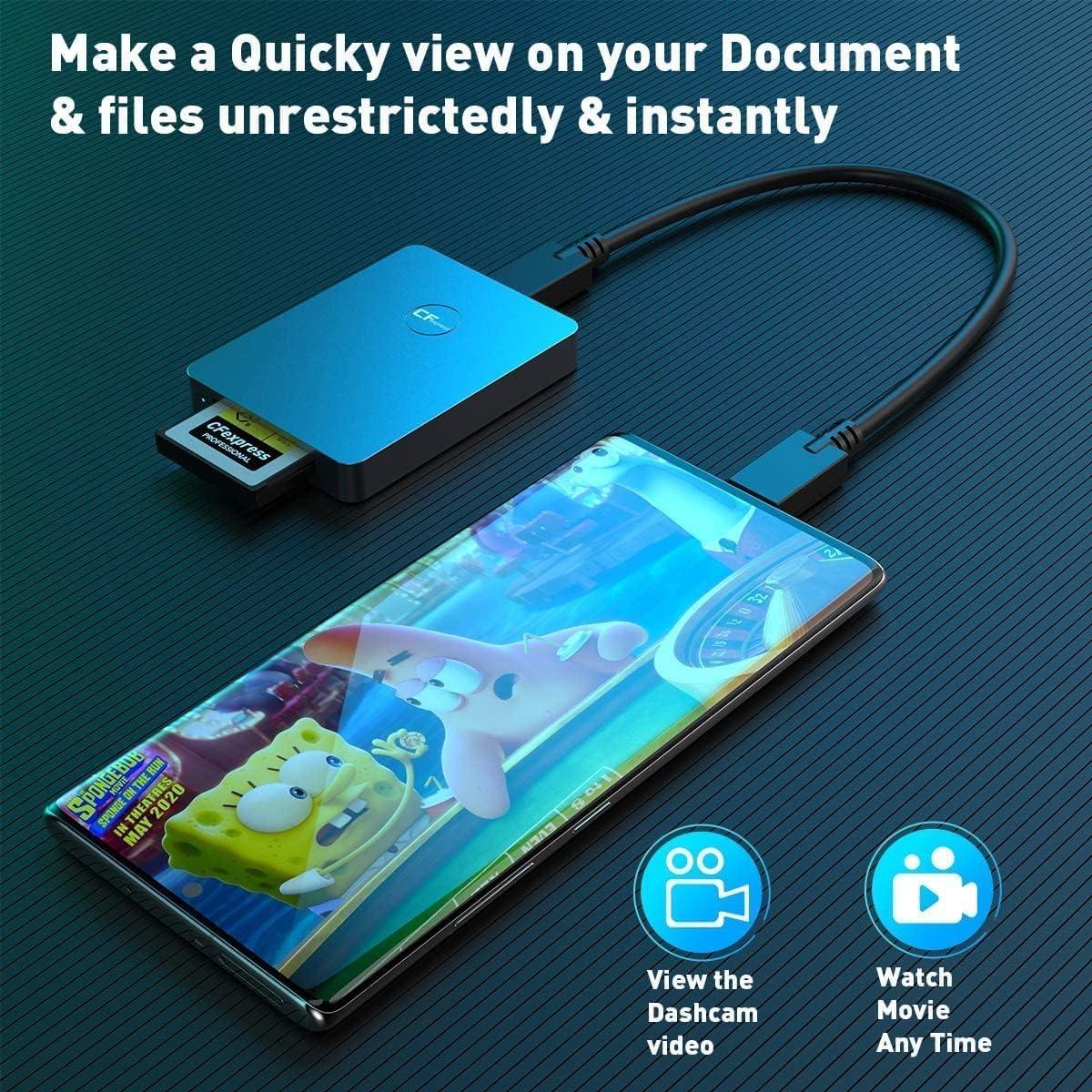 Lector de Tarjetas CFexpress Tipo B Rocketek USB 3.1 10Gbps