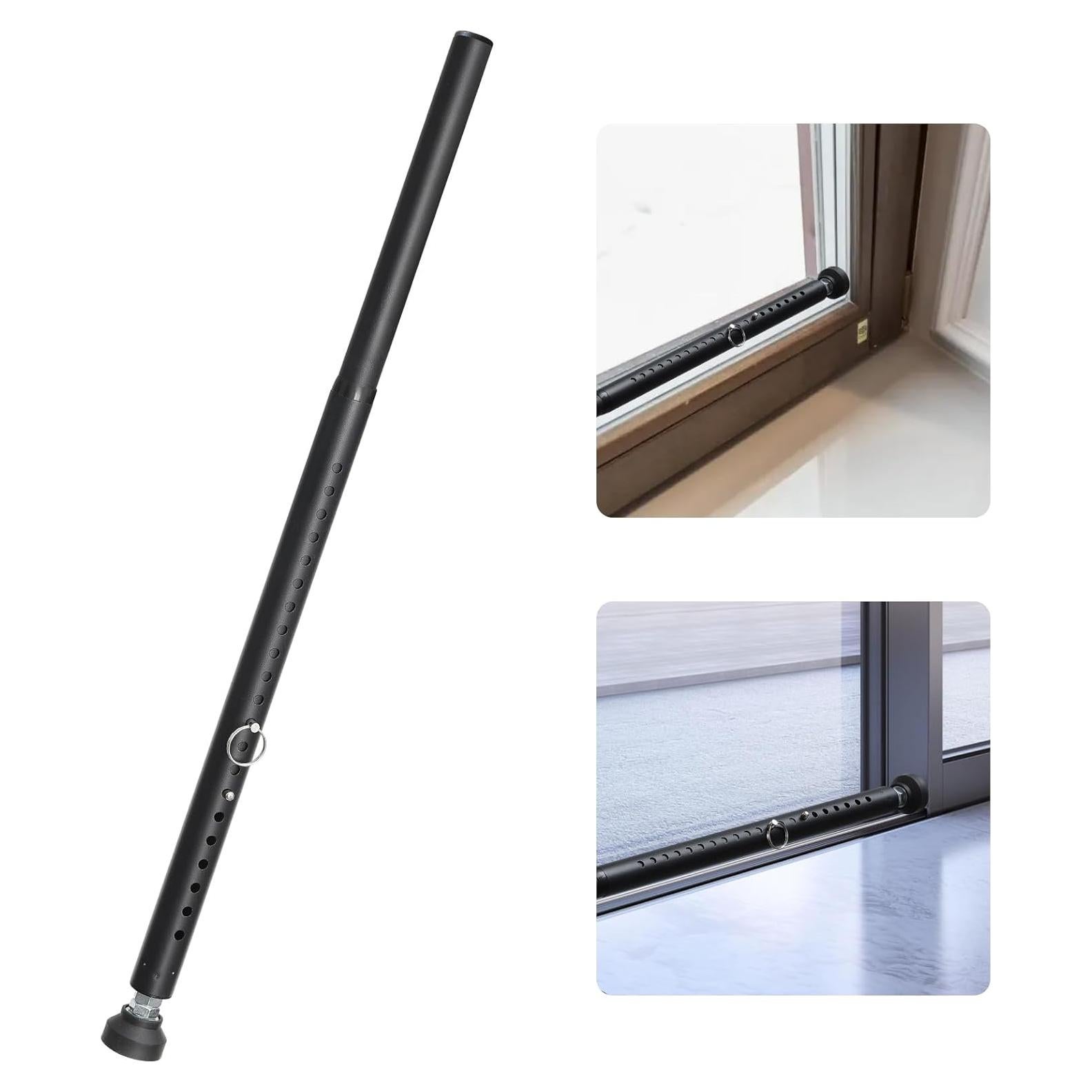 Barra de Seguridad Ajustable USDeikour para Puertas y Ventanas 43-130 cm