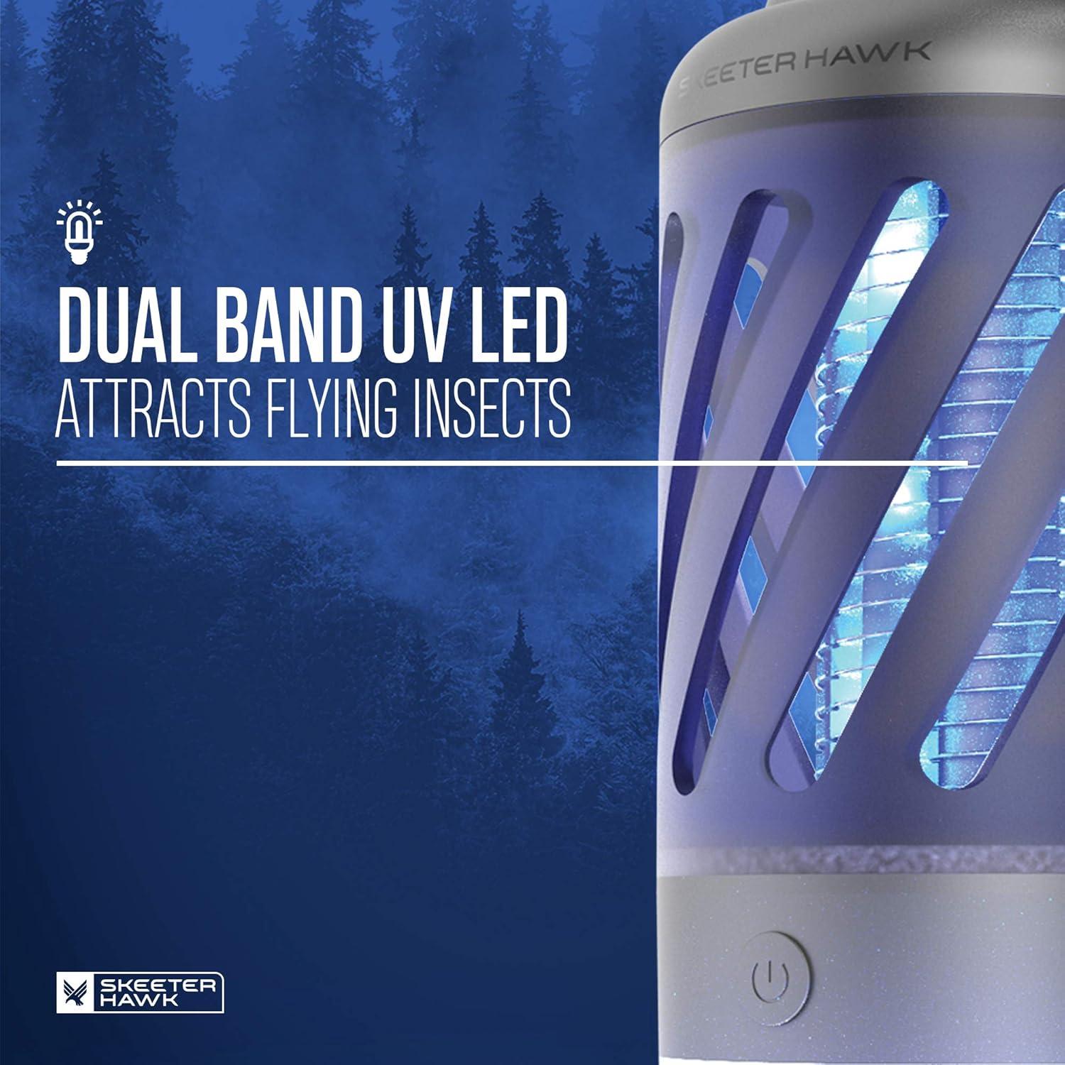 Zapper de Mosquitos SKEETER HAWK Recargable USB 150 Lúmenes