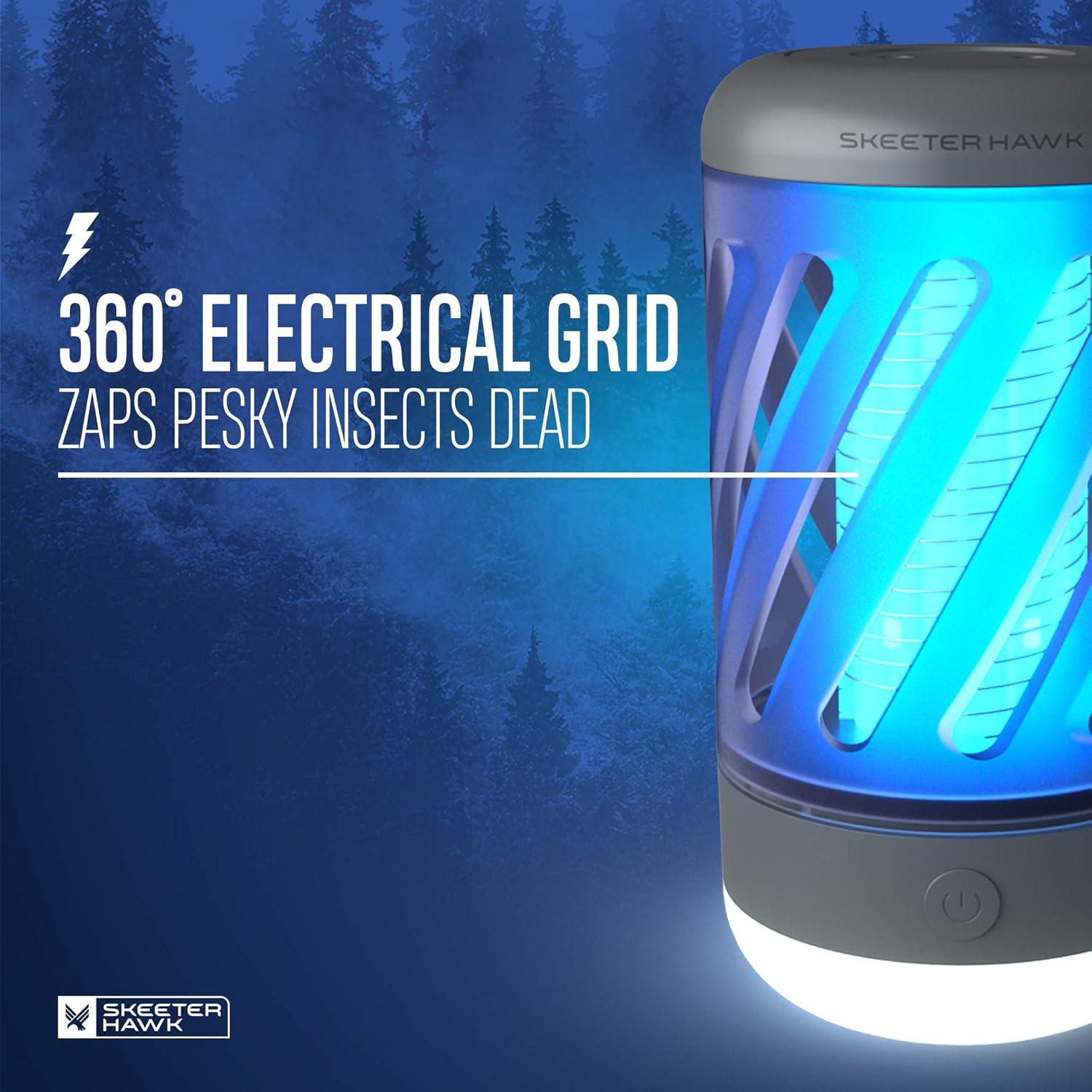 Zapper de Mosquitos SKEETER HAWK Recargable USB 150 Lúmenes